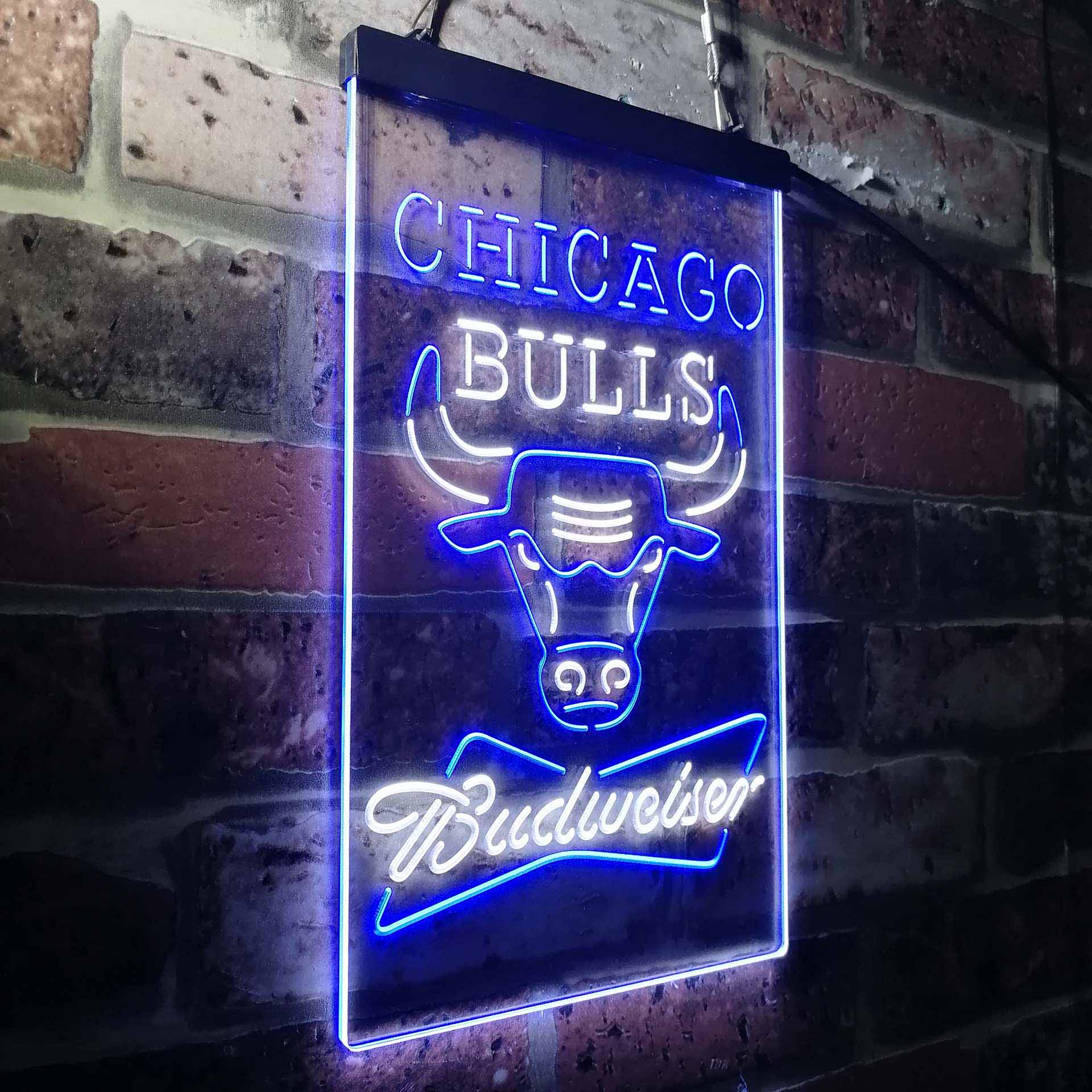 Chicago Bulls Budweiser Neon-Like LED Sign - Image 18