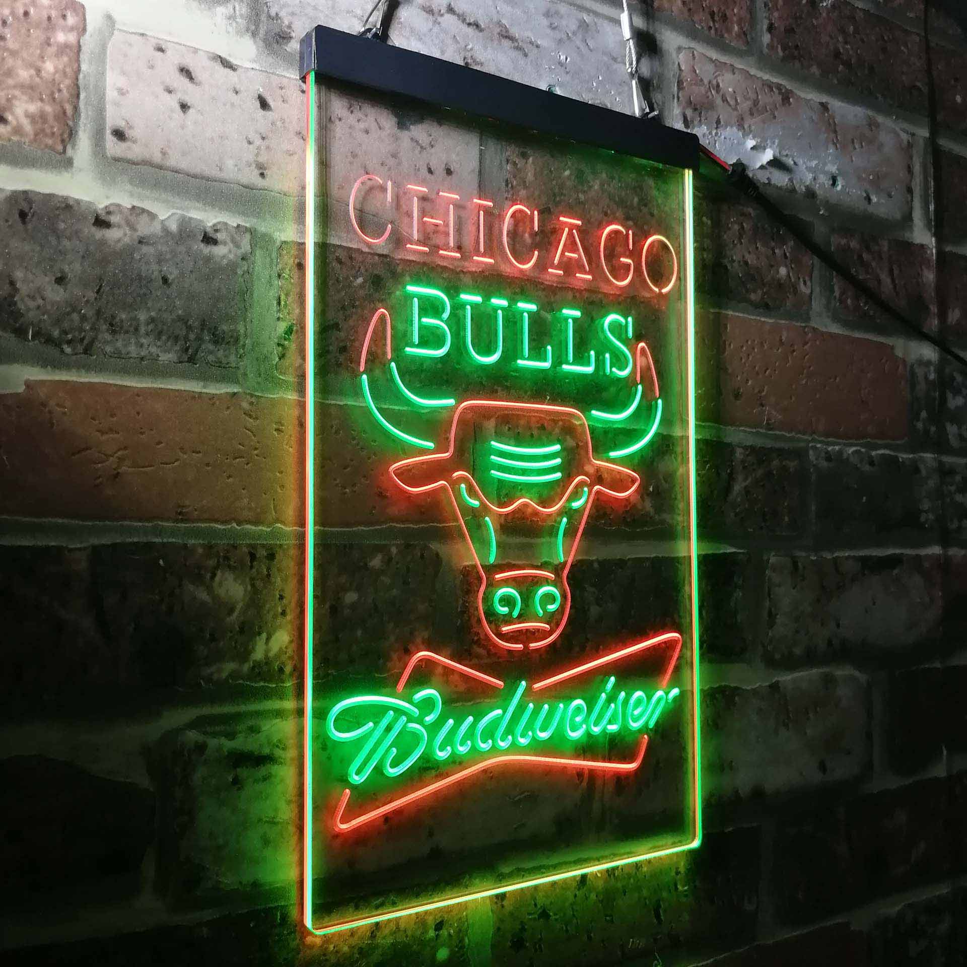 Chicago Bulls Budweiser Neon-Like LED Sign - Image 22
