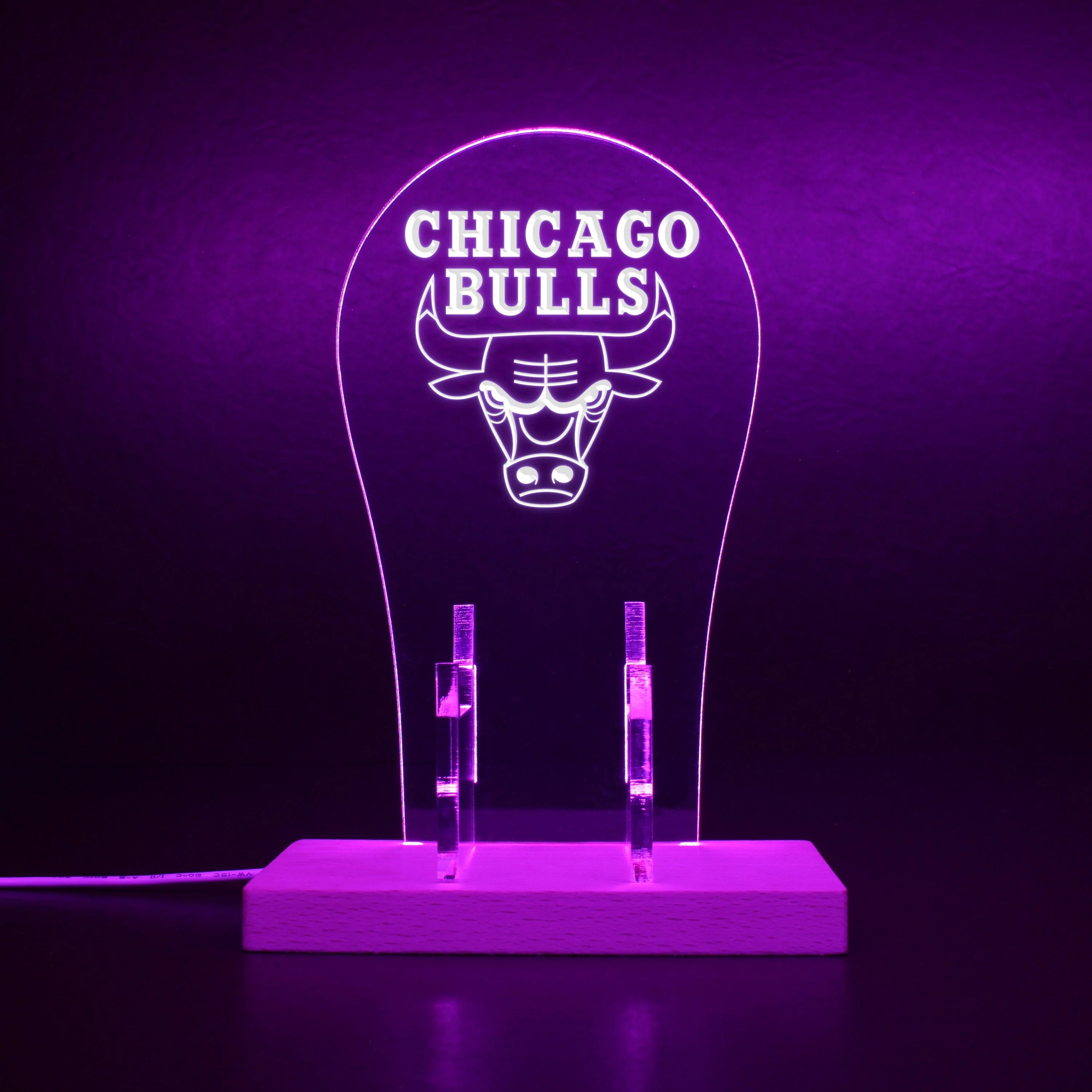 Chicago Bulls LED Gaming Headset Controller Stand - Image 5