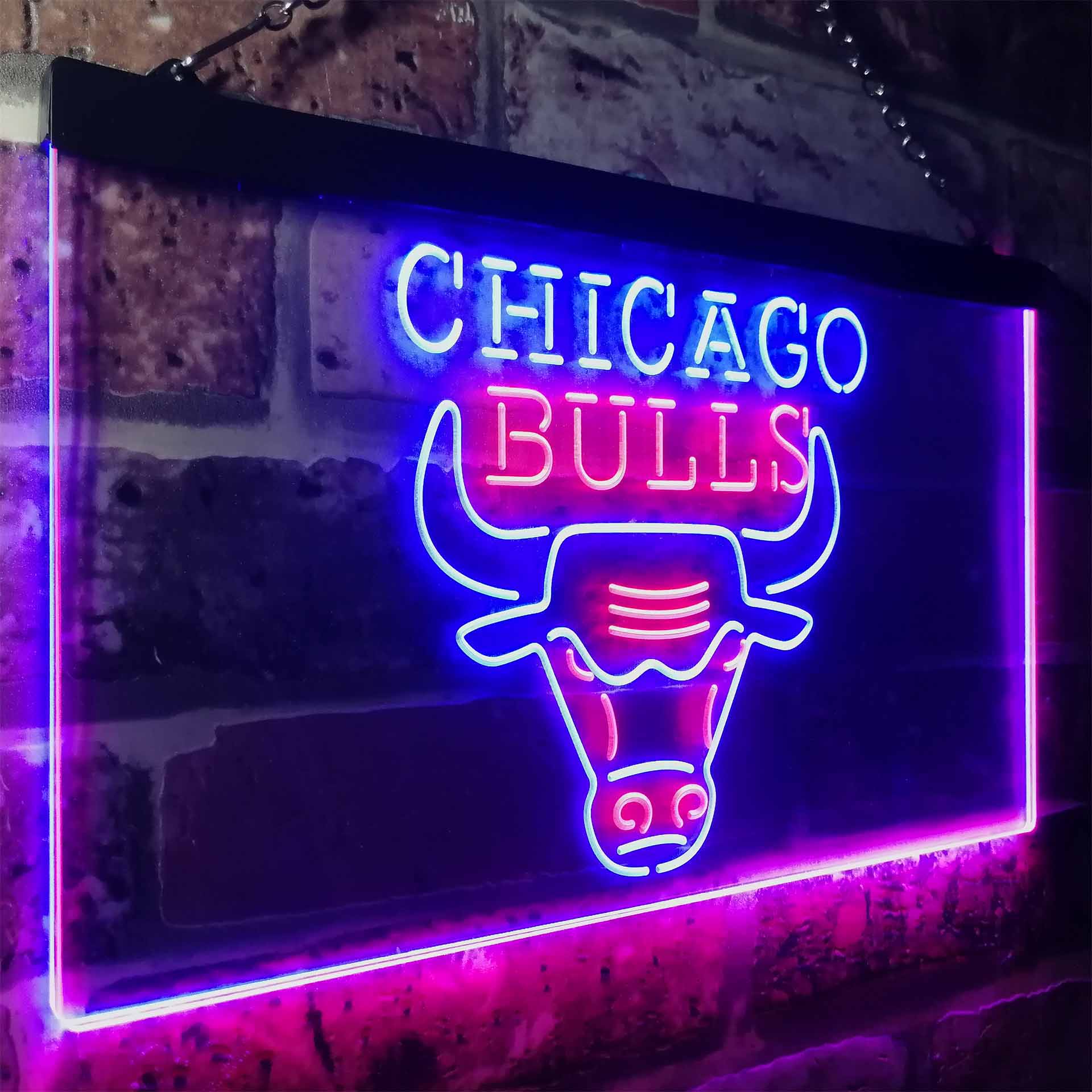 Chicago Bulls Logo Neon-Like LED Sign - Image 19