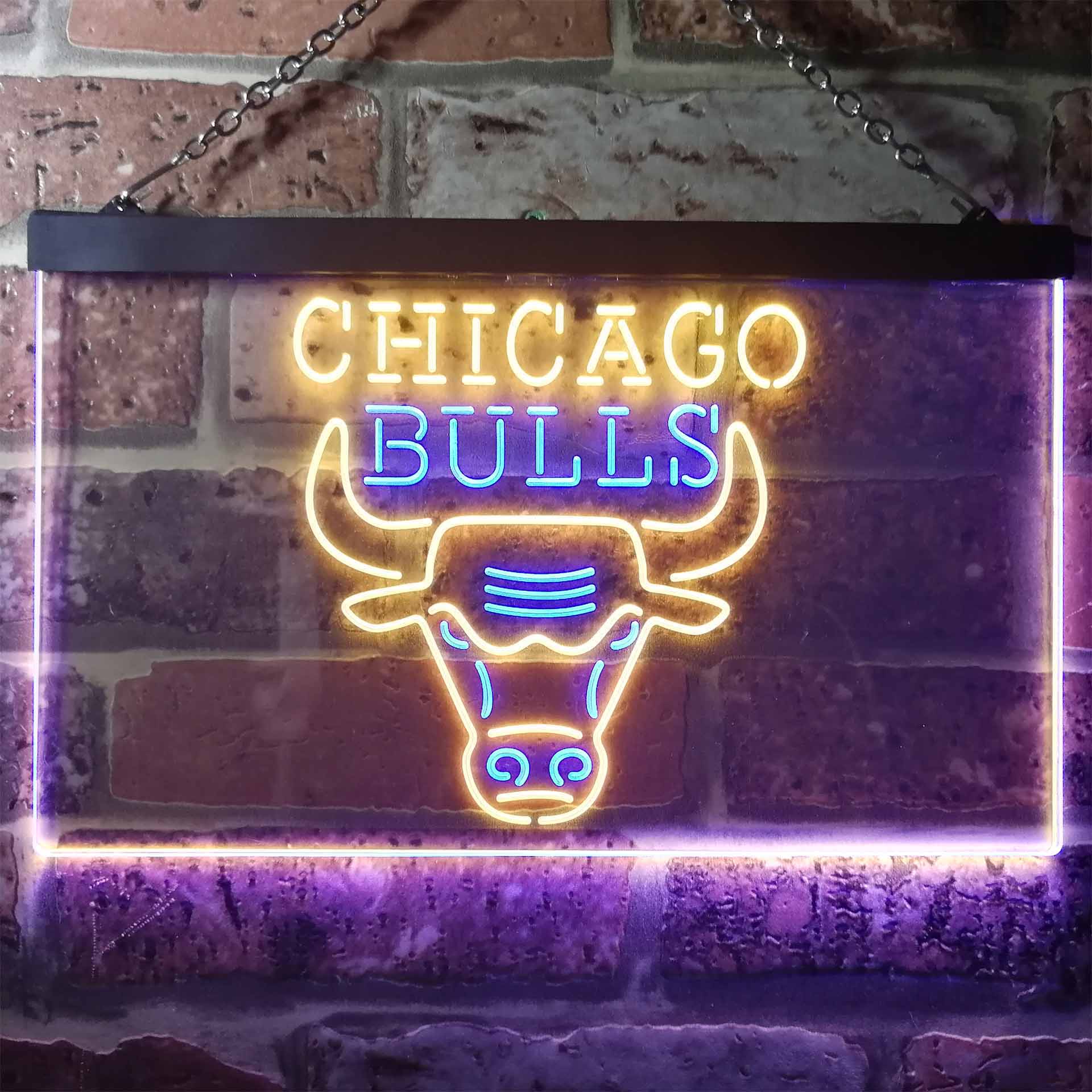 Chicago Bulls Logo Neon-Like LED Sign - Image 4