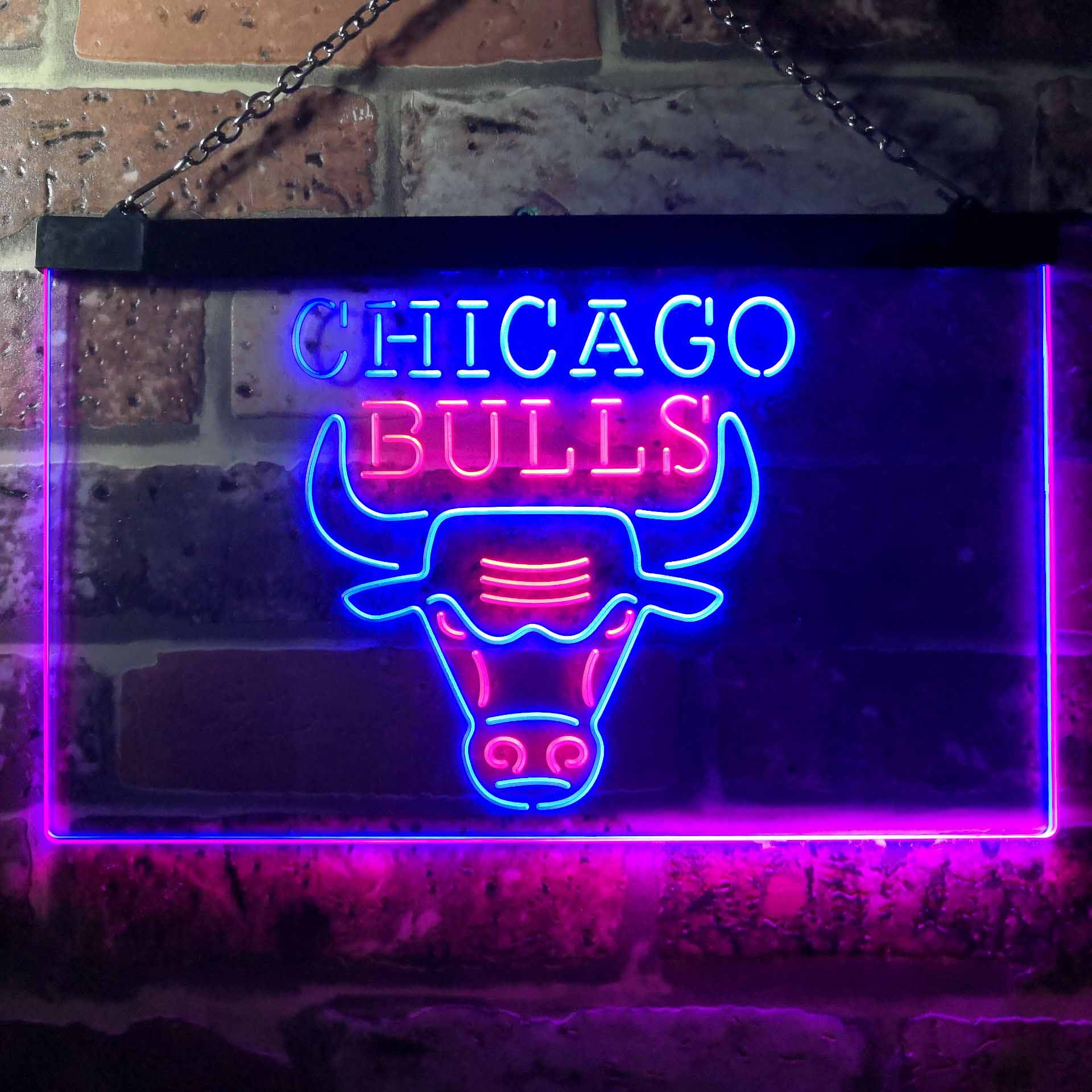 Chicago Bulls Logo Neon-Like LED Sign - Image 9