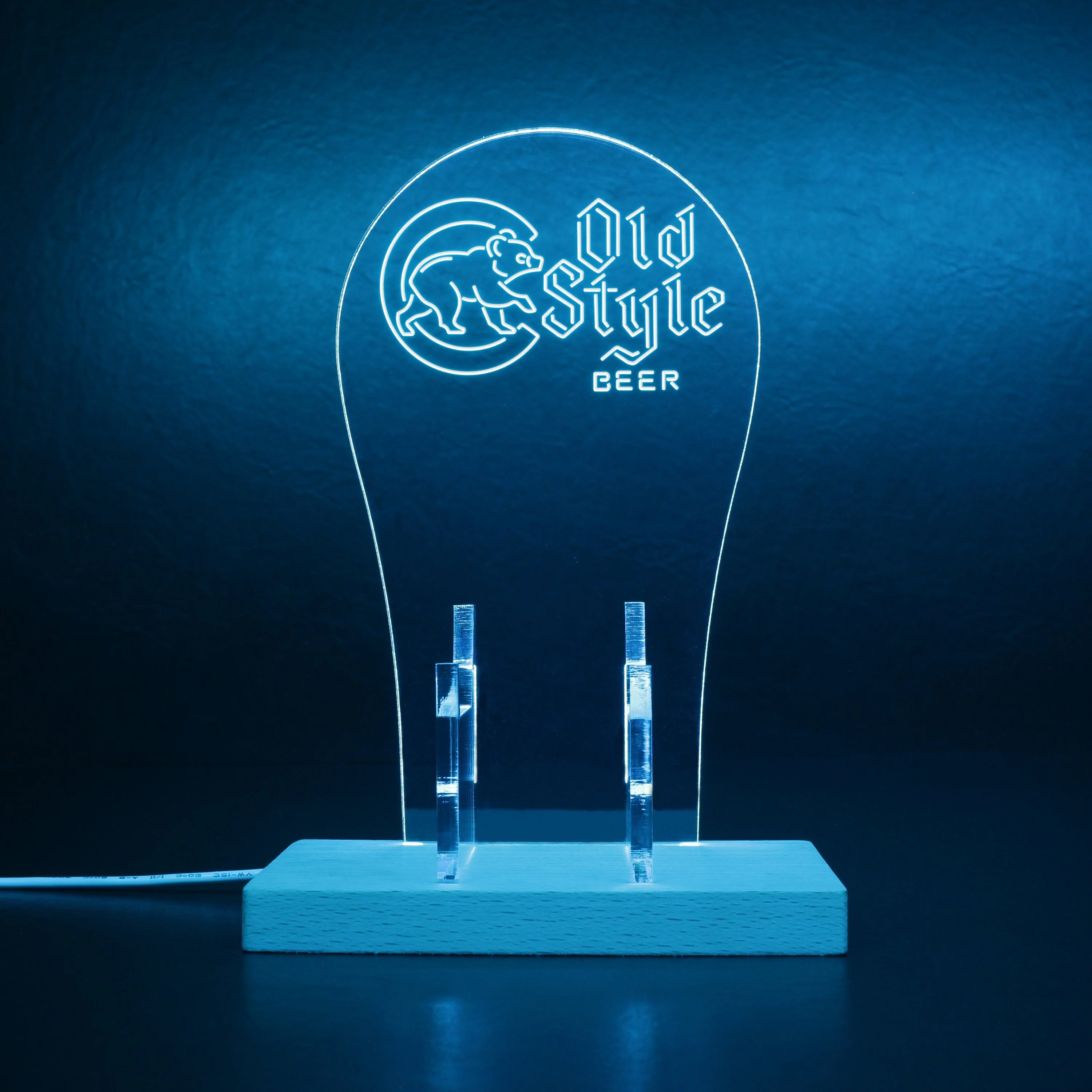 Chicago Cubs LED Gaming Headset Controller Stand - Image 7