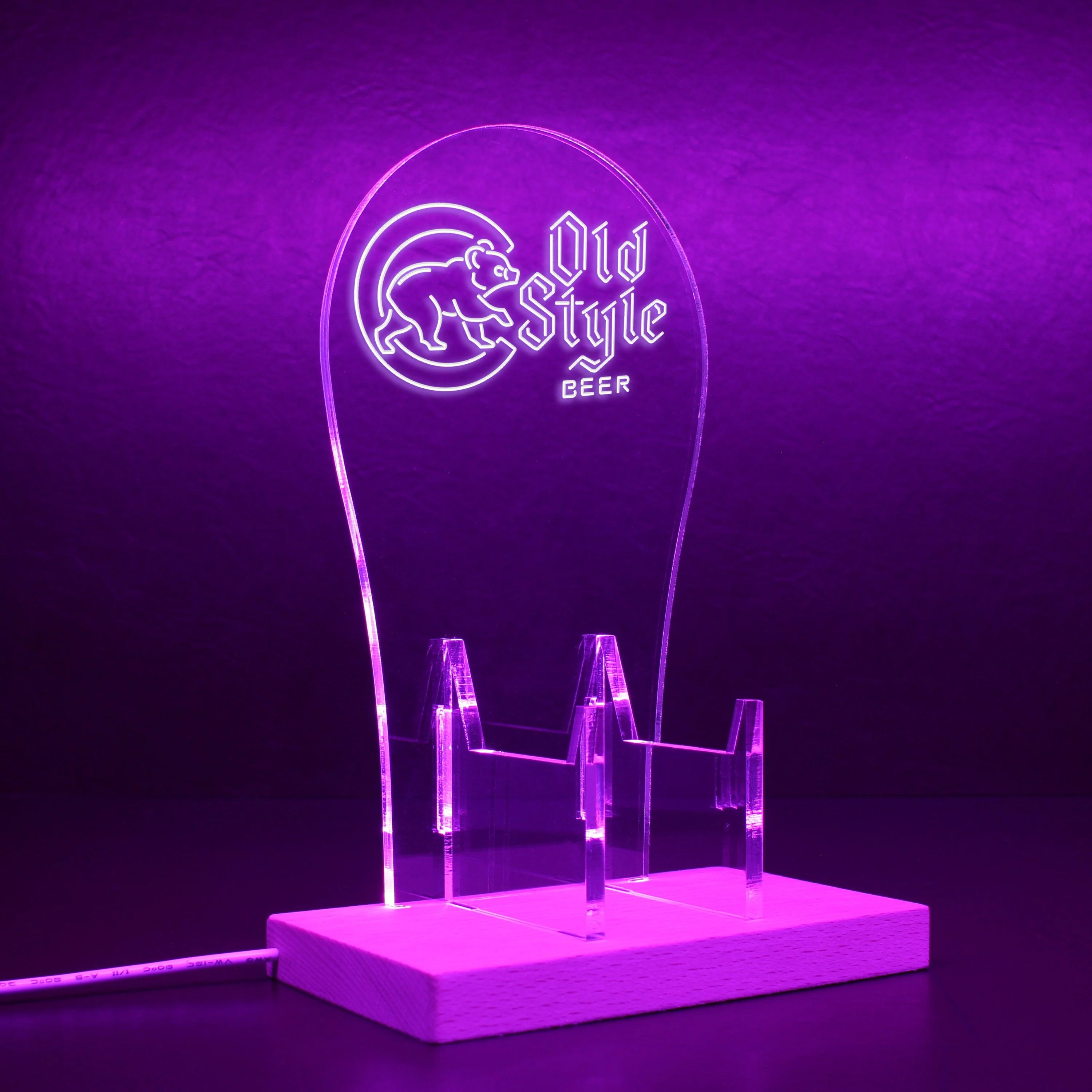 Chicago Cubs LED Gaming Headset Controller Stand - Image 9