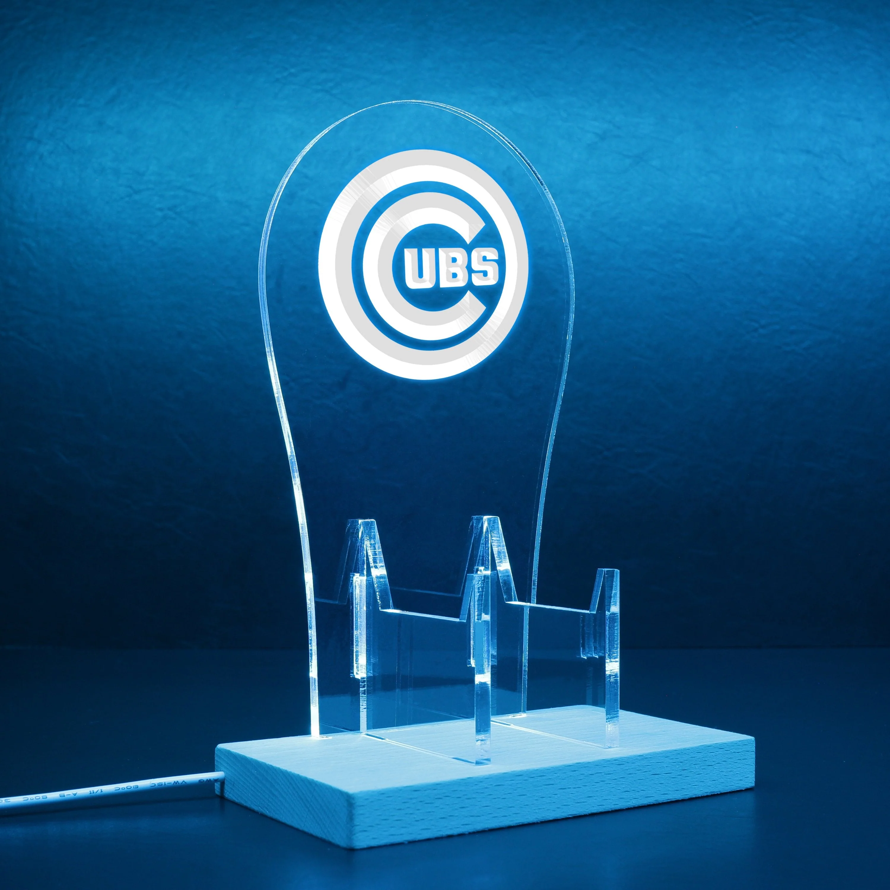Chicago Cubs LED Gaming Headset Controller Stand - Image 8