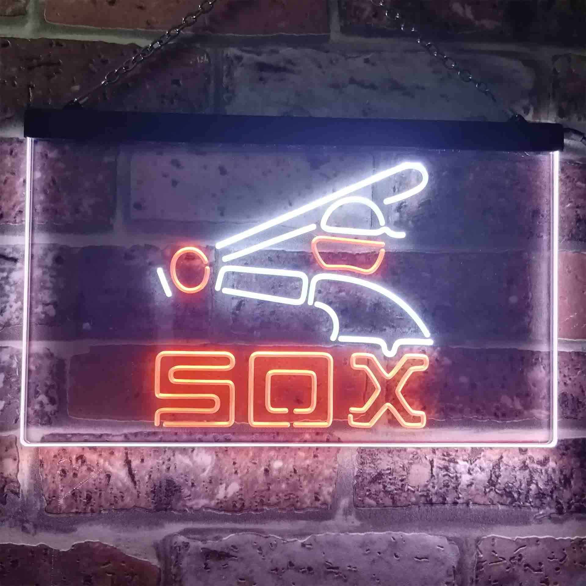 Chicago White Sox 1980s Throwback LED Neon Sign - Image 13