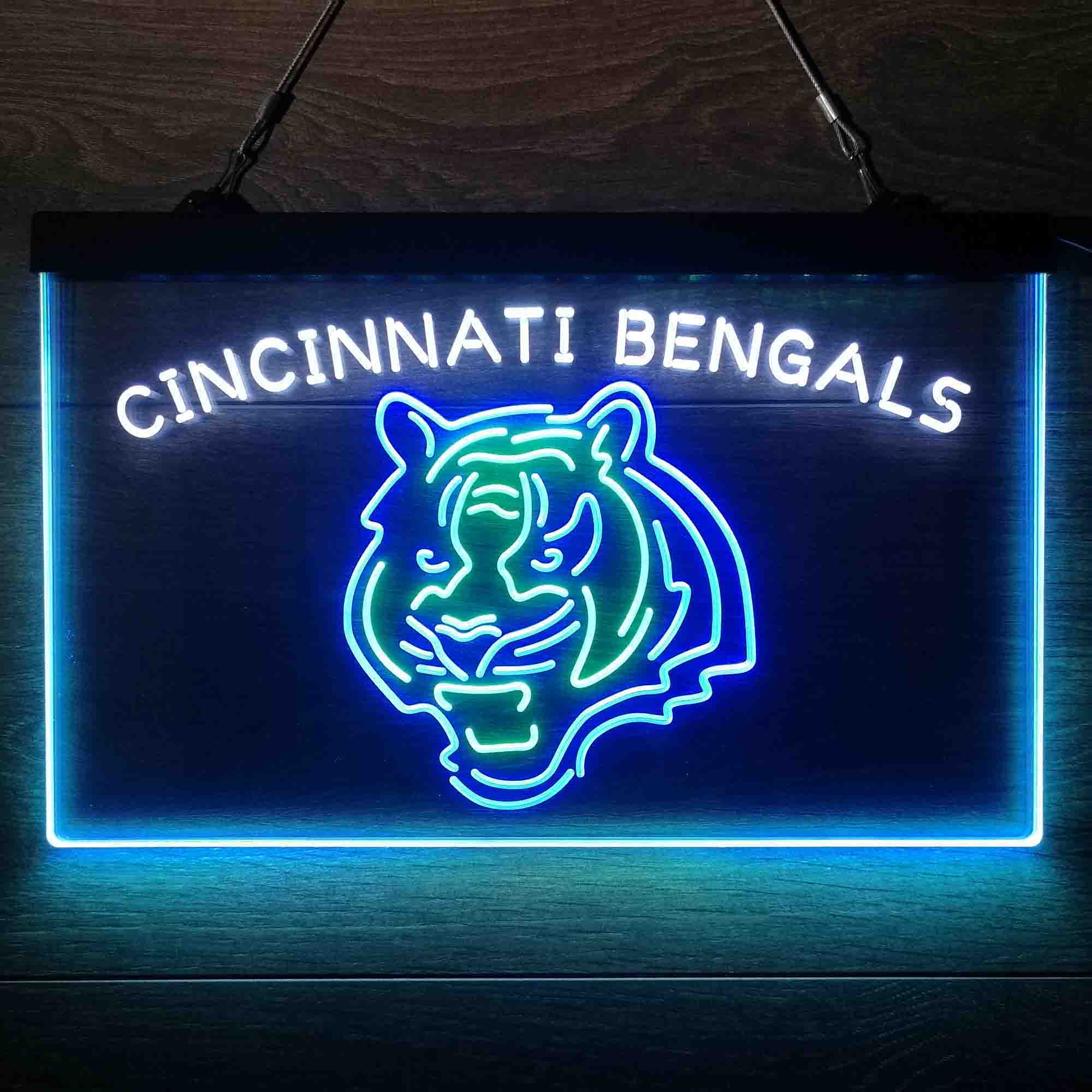 Cincinnati Bengals Neon 3-Color LED Sign - Image 10
