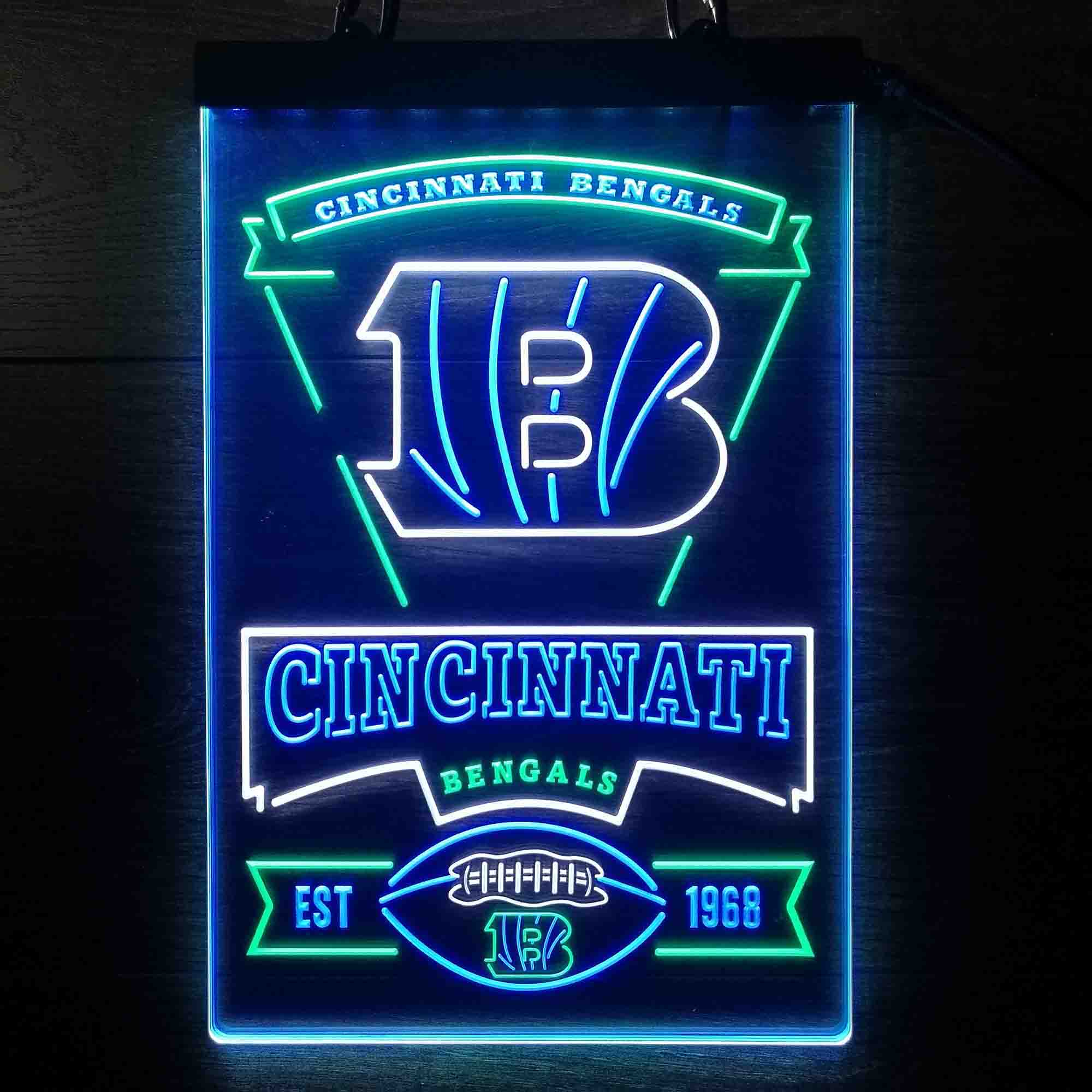 Cincinnati Bengals Neon LED Sign 3 Colors - Image 13