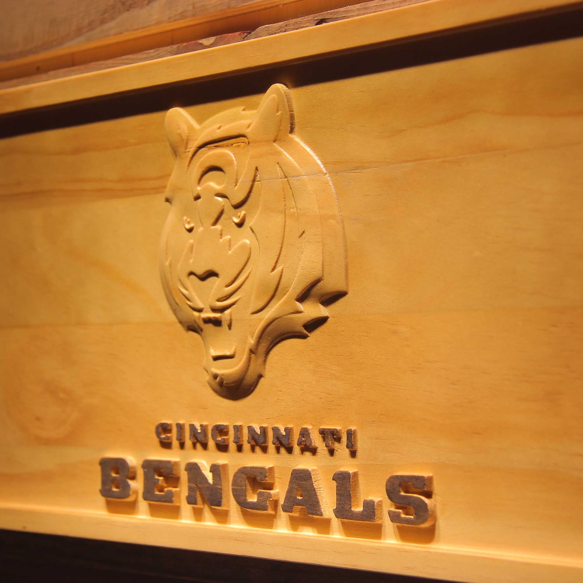 Cincinnati Bengals,nfl 3D Solid Wooden Craving Sign - Image 6
