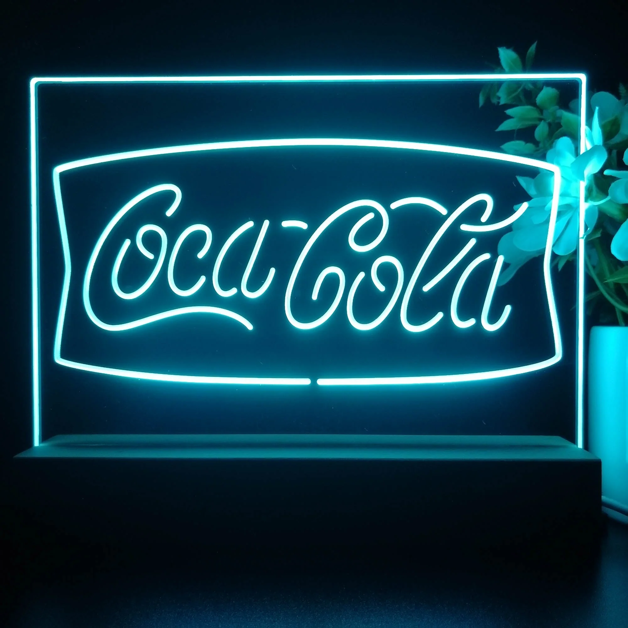 Classic Coca Cola Neon Sign Pub Bar Lamp