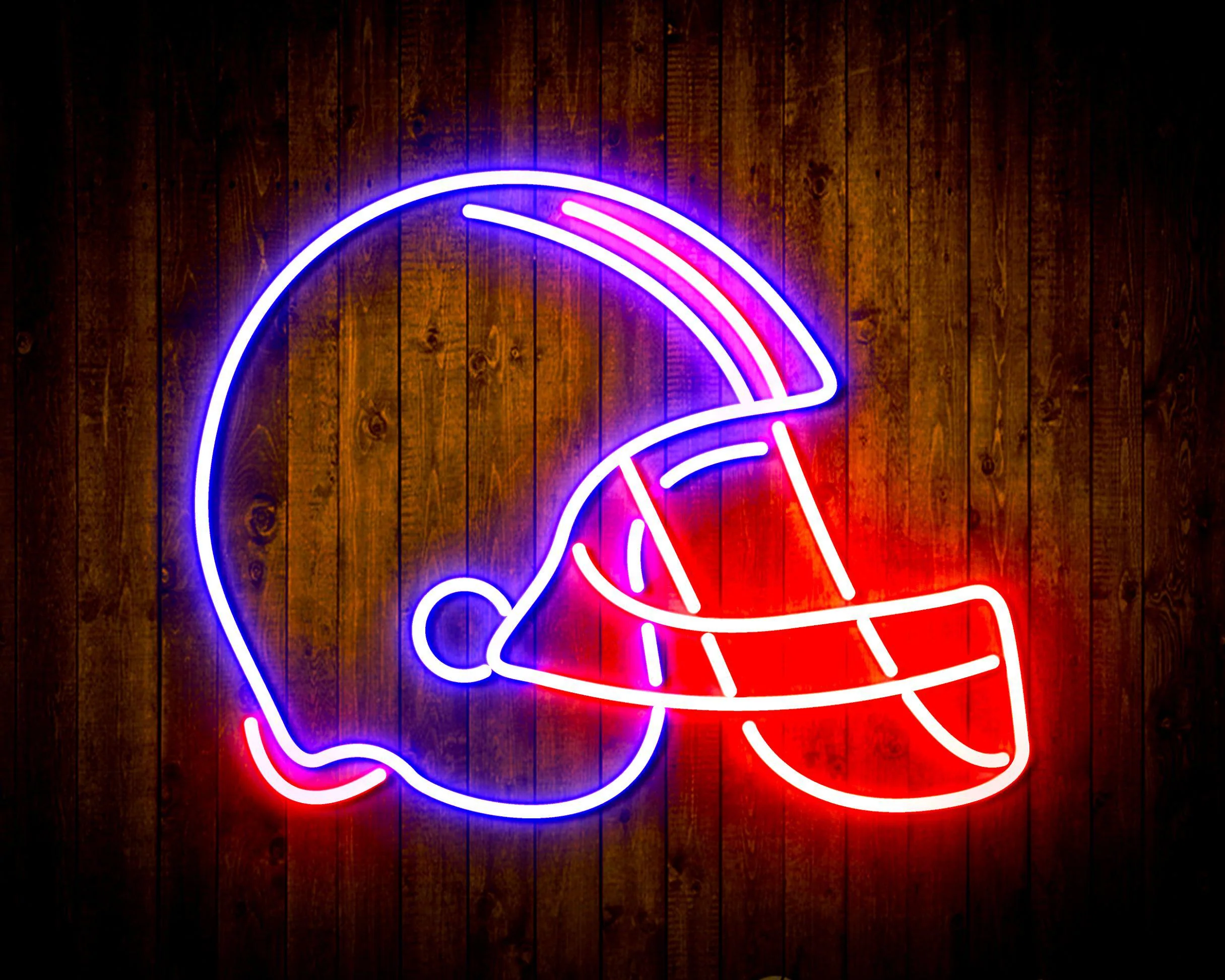 Cleveland Browns Collectibles Helmet Neon Flex LED Sign - Image 8