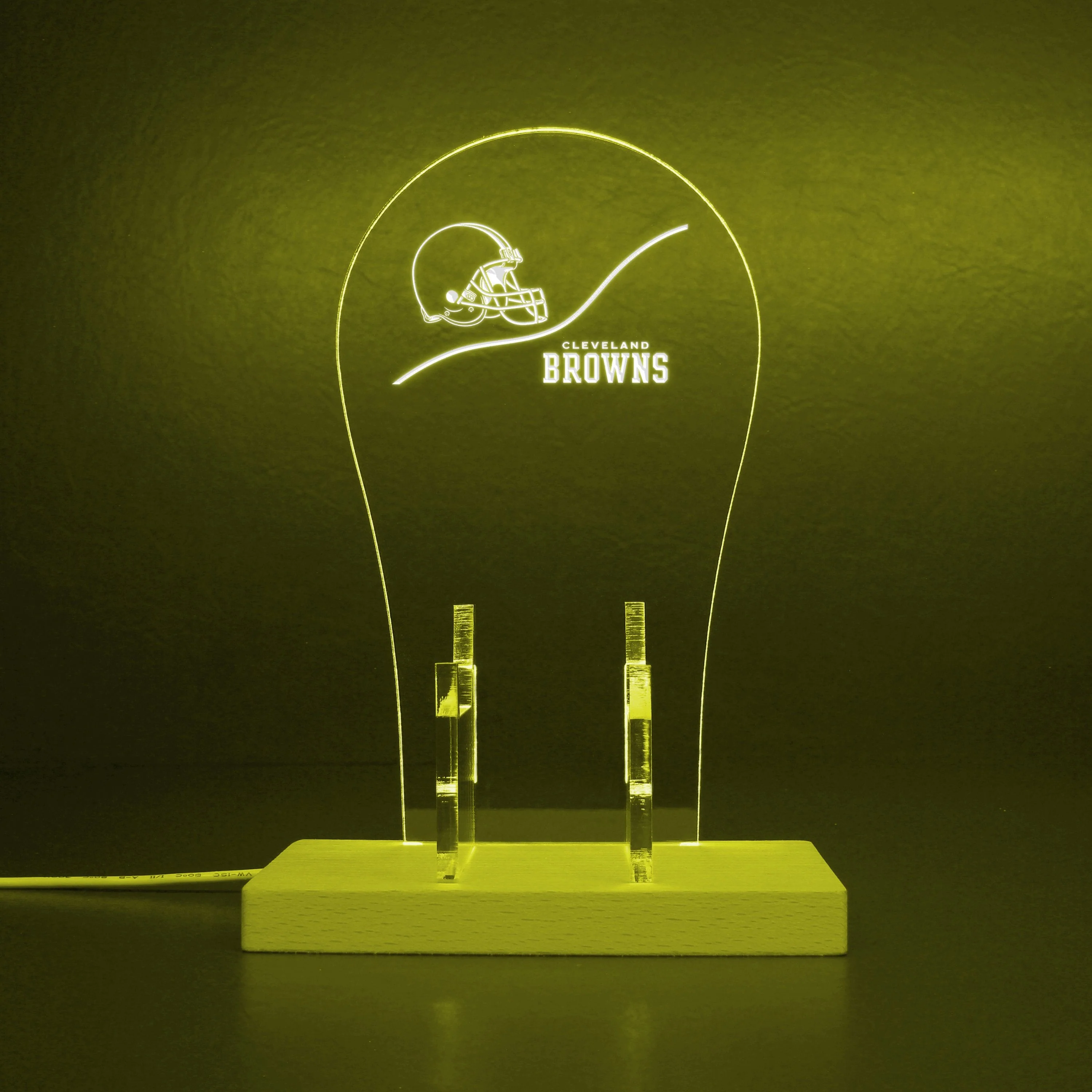Cleveland Browns LED Gaming Headset Controller Stand - Image 7