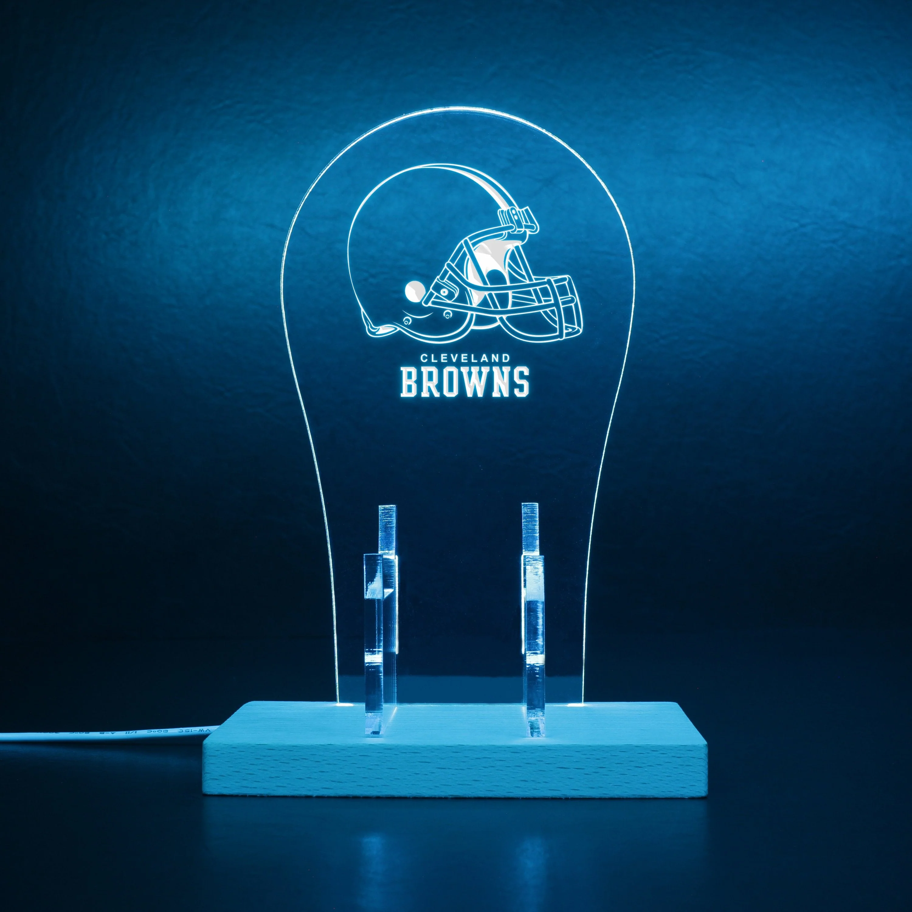 Cleveland Browns LED Gaming Headset Controller Stand - Image 6