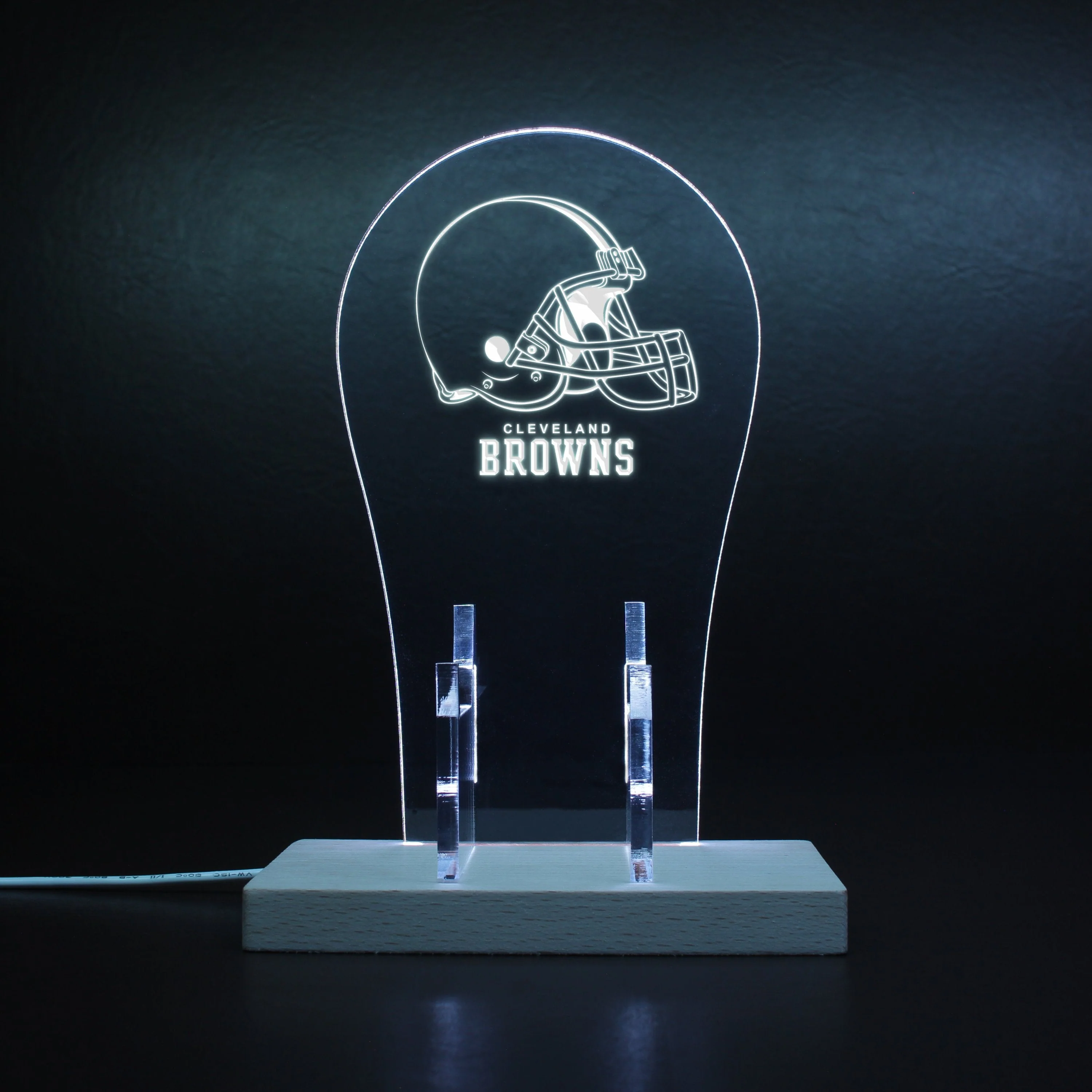 Cleveland Browns LED Gaming Headset Controller Stand - Image 7