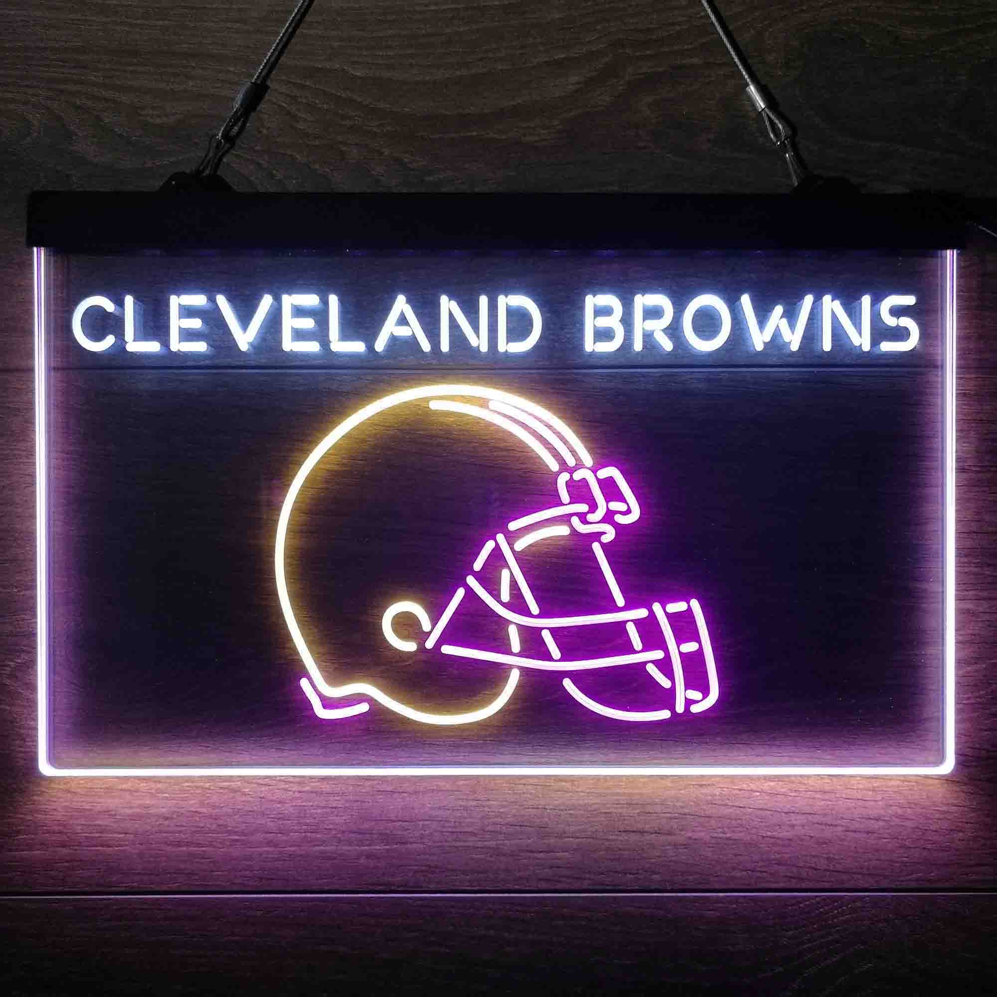 Cleveland Browns Neon 3-Color LED Sign - Image 13