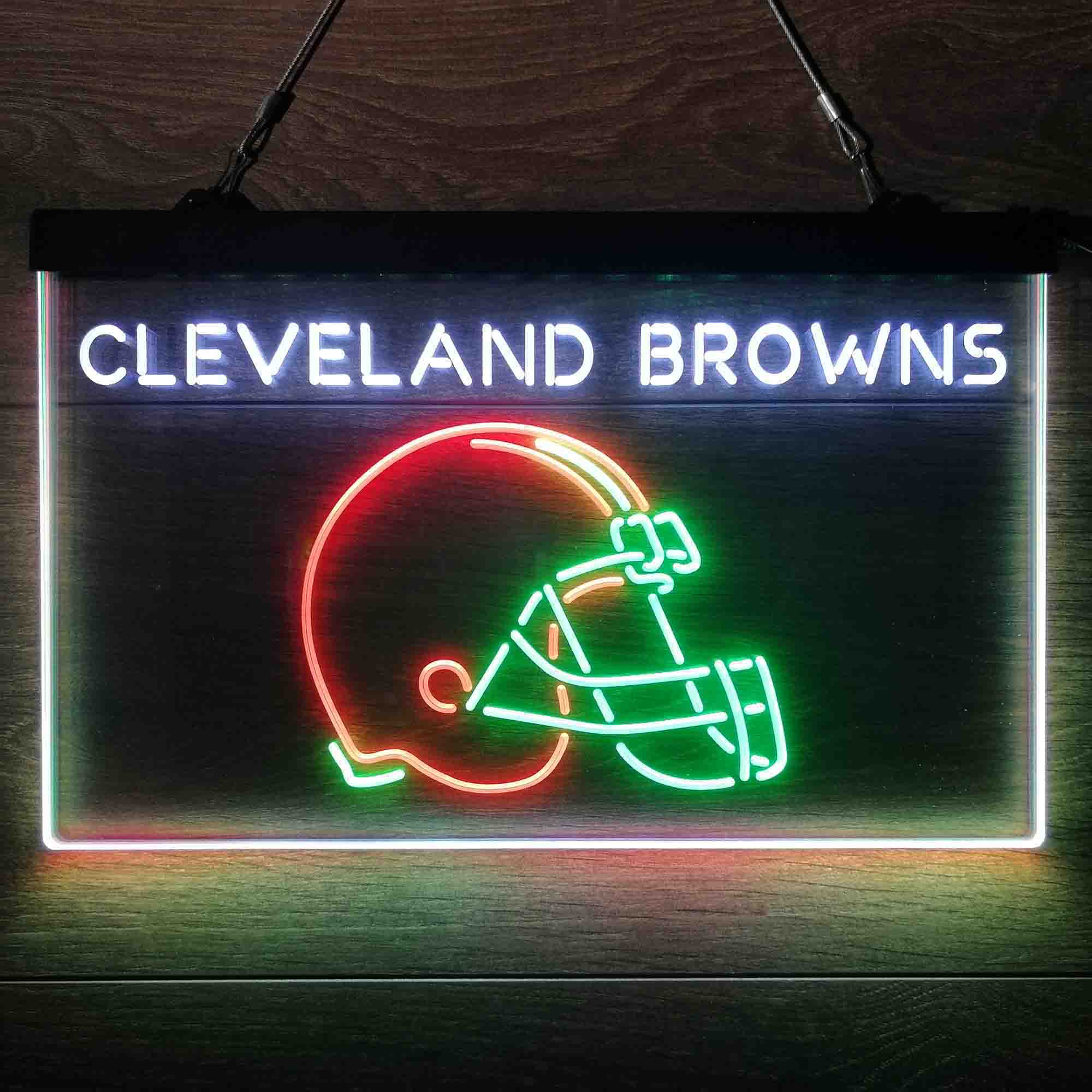 Cleveland Browns Neon 3-Color LED Sign - Image 7