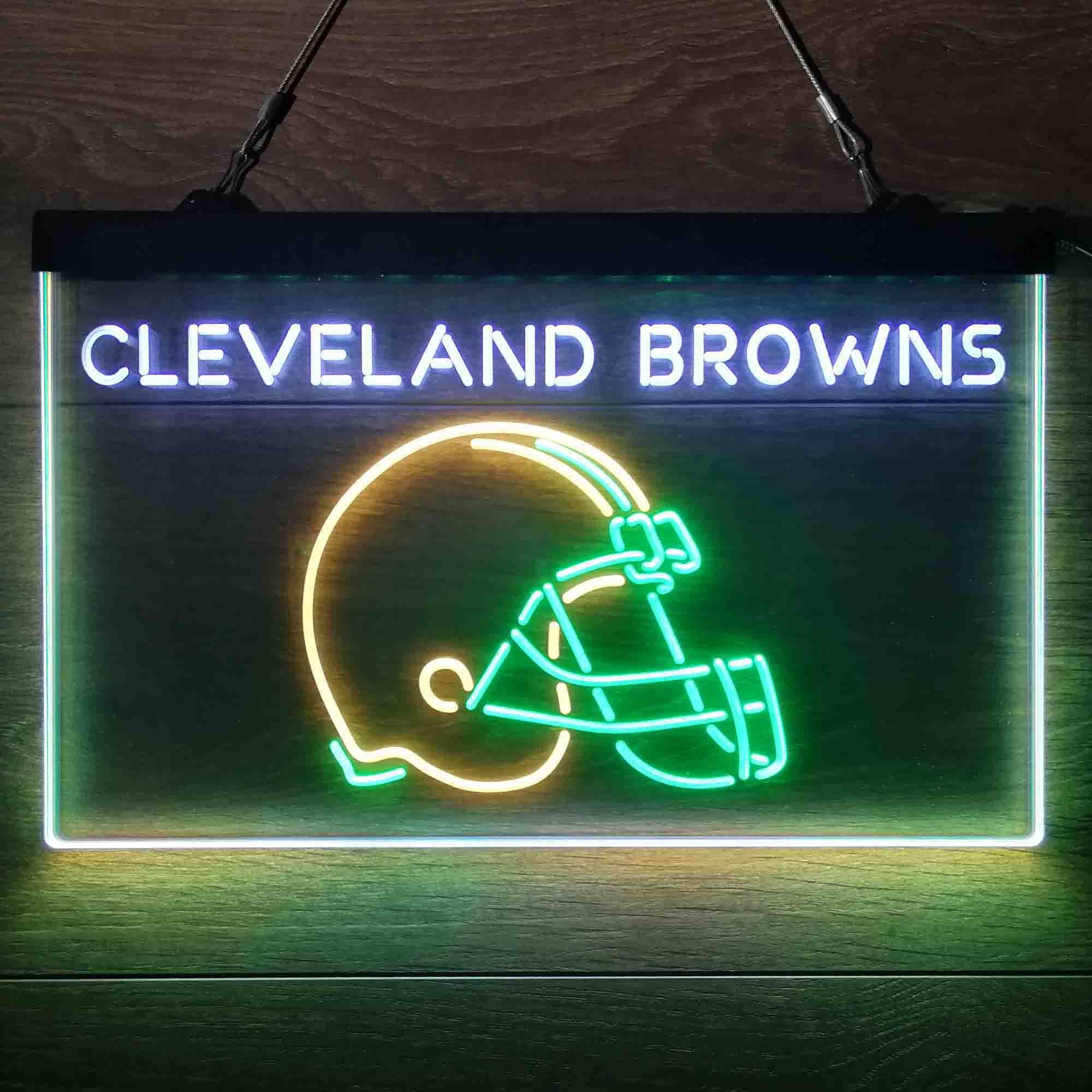Cleveland Browns Neon 3-Color LED Sign - Image 8