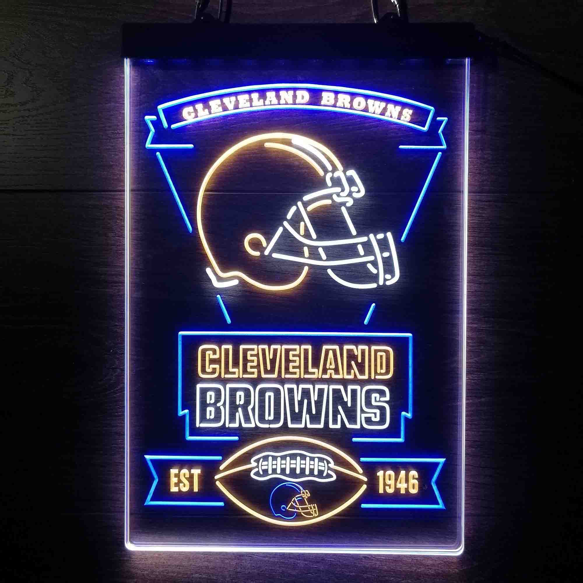 Cleveland Browns Neon LED Sign 3 Colors - Image 10
