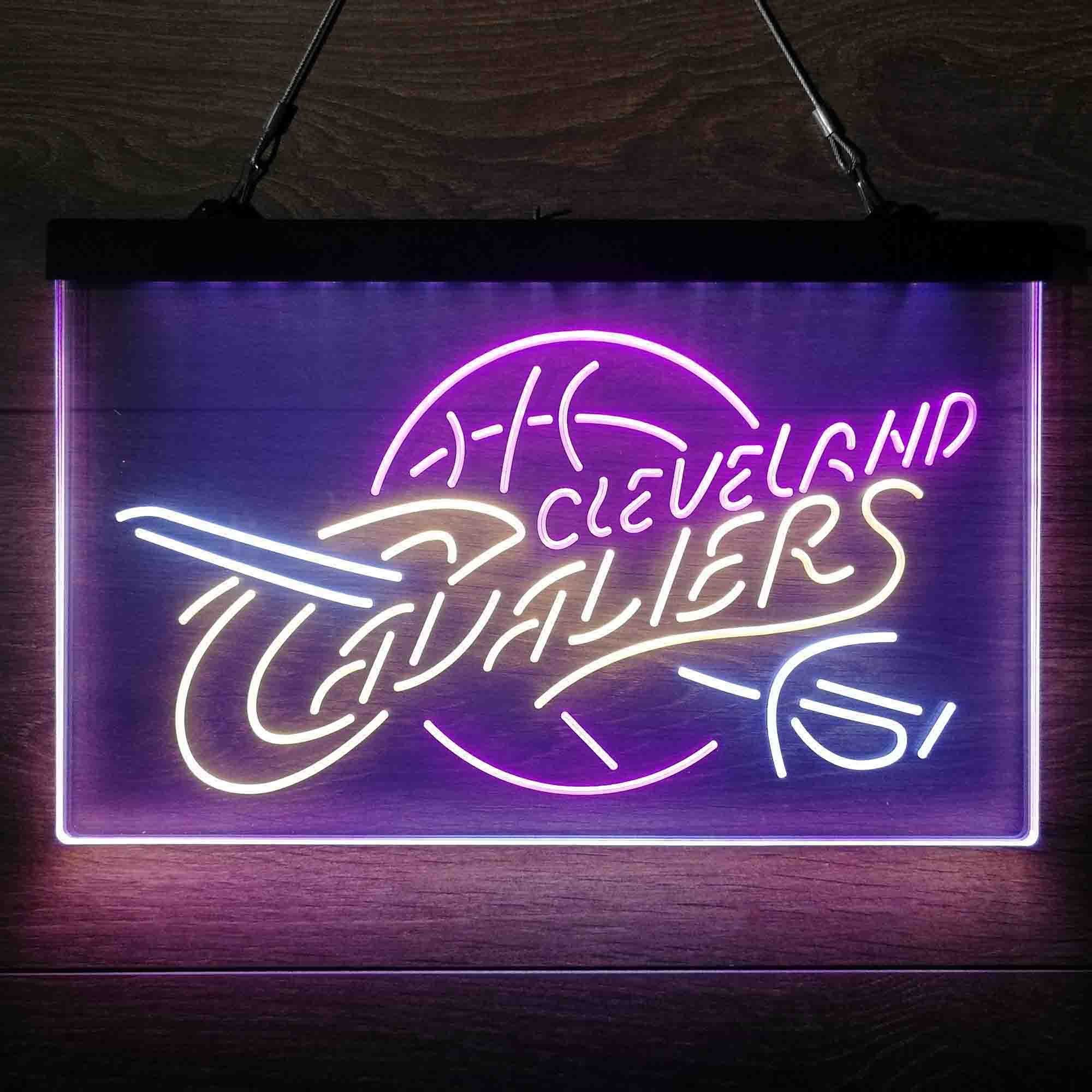 Cleveland Cavaliers Baseketball Neon-Like LED Sign - Image 19
