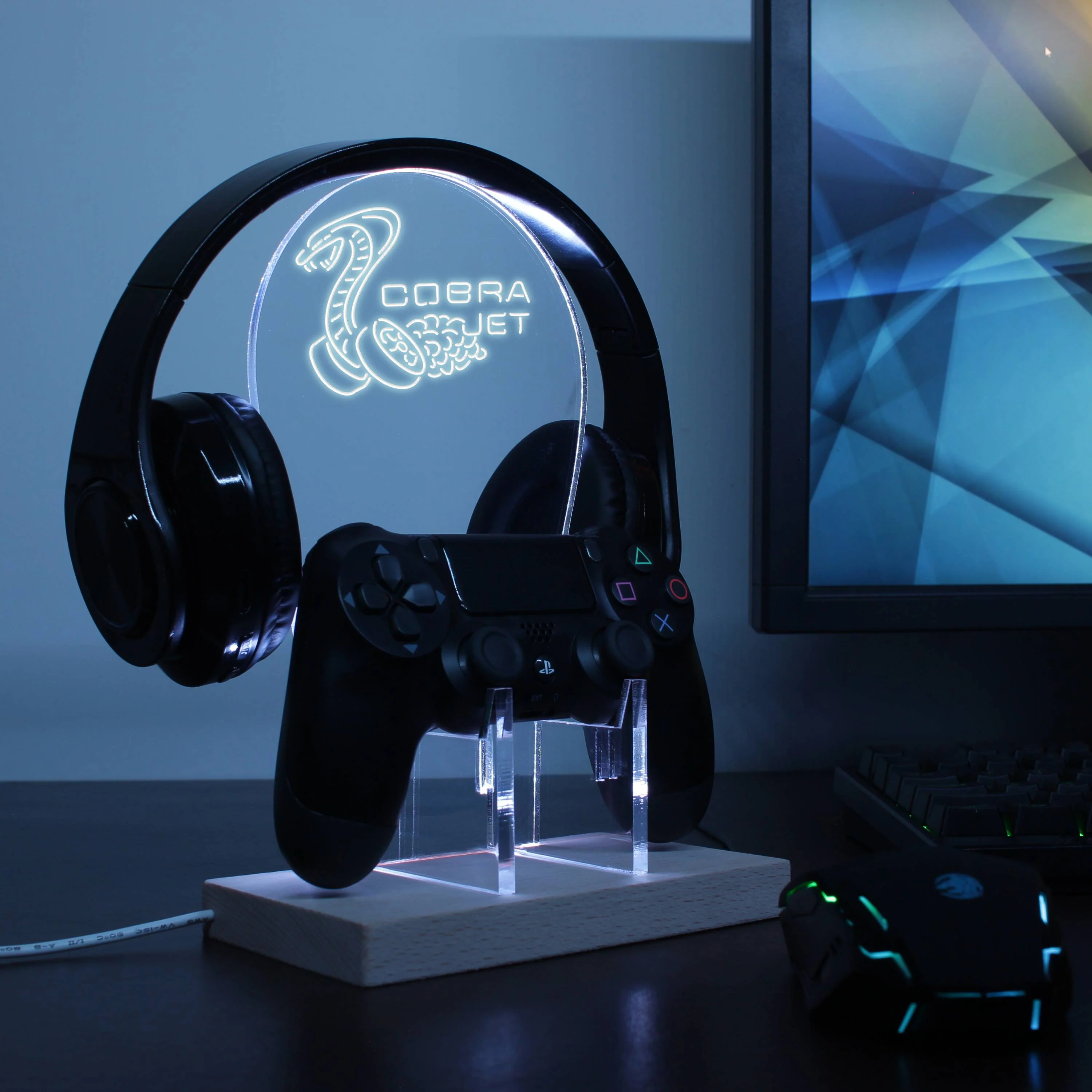 Cobra Jet LED Gaming Headset Controller Stand - Image 3
