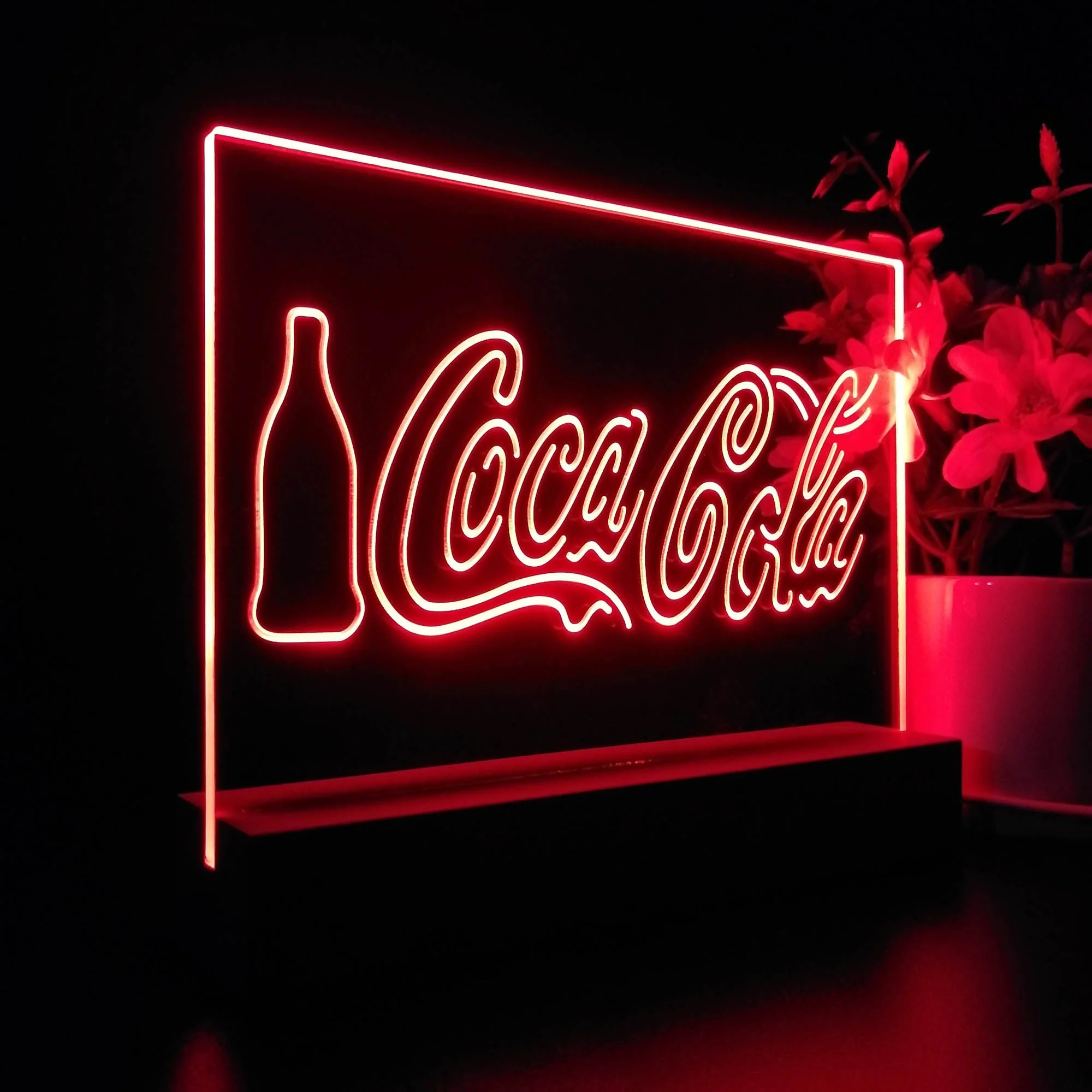 Coca Cola Bottle Display Neon Sign Pub Bar Lamp - Image 6