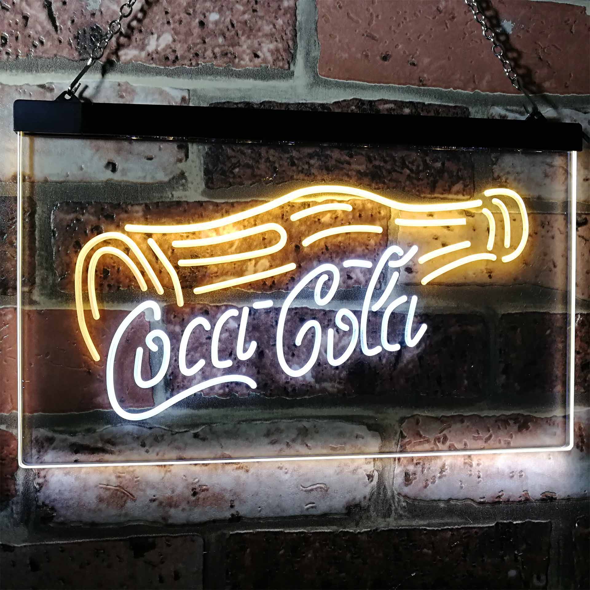 Coca Cola Bottle Drink Bar Neon Light LED Sign - Image 9