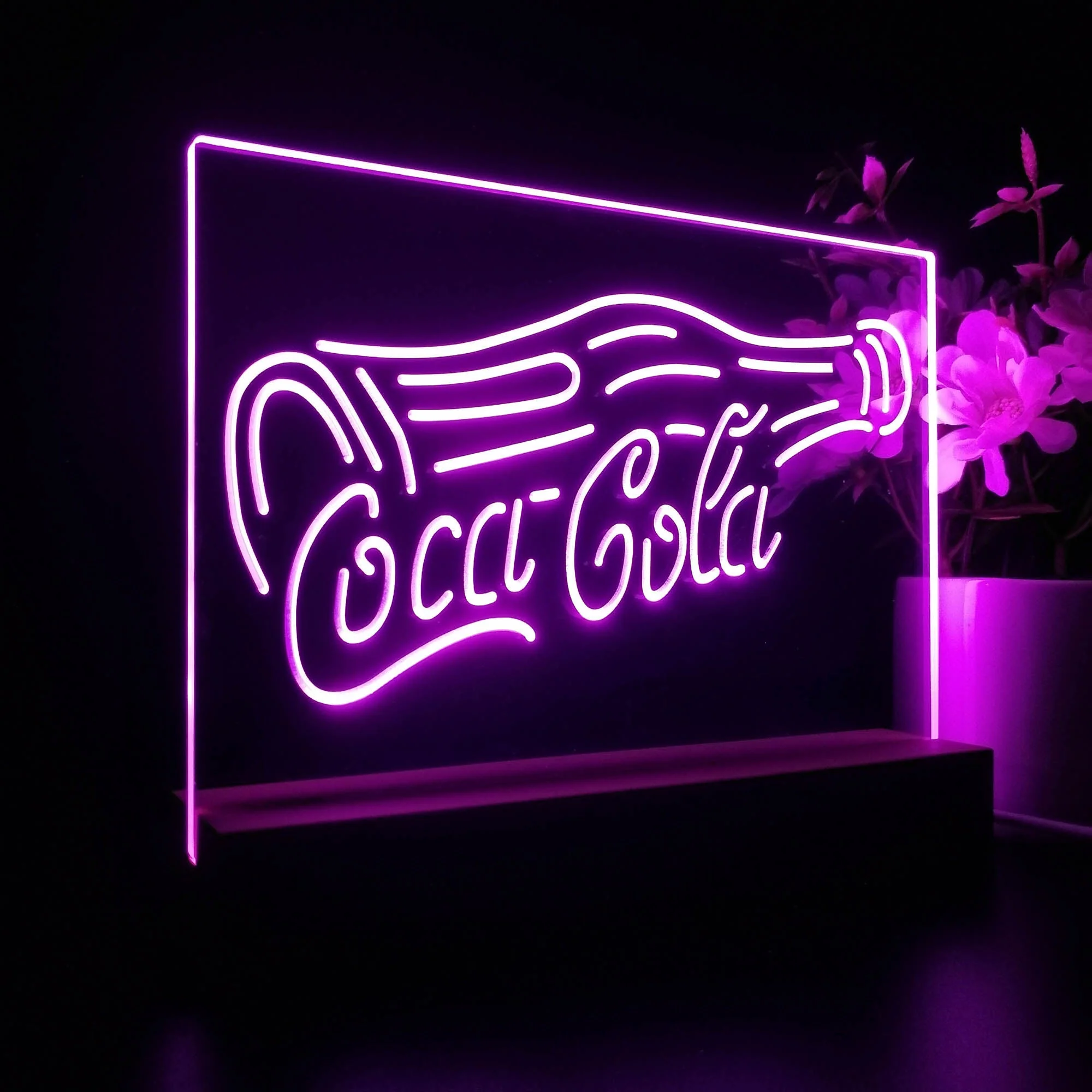 Coca Cola Bottle Drink Bar Neon Sign Pub Bar Lamp - Image 6