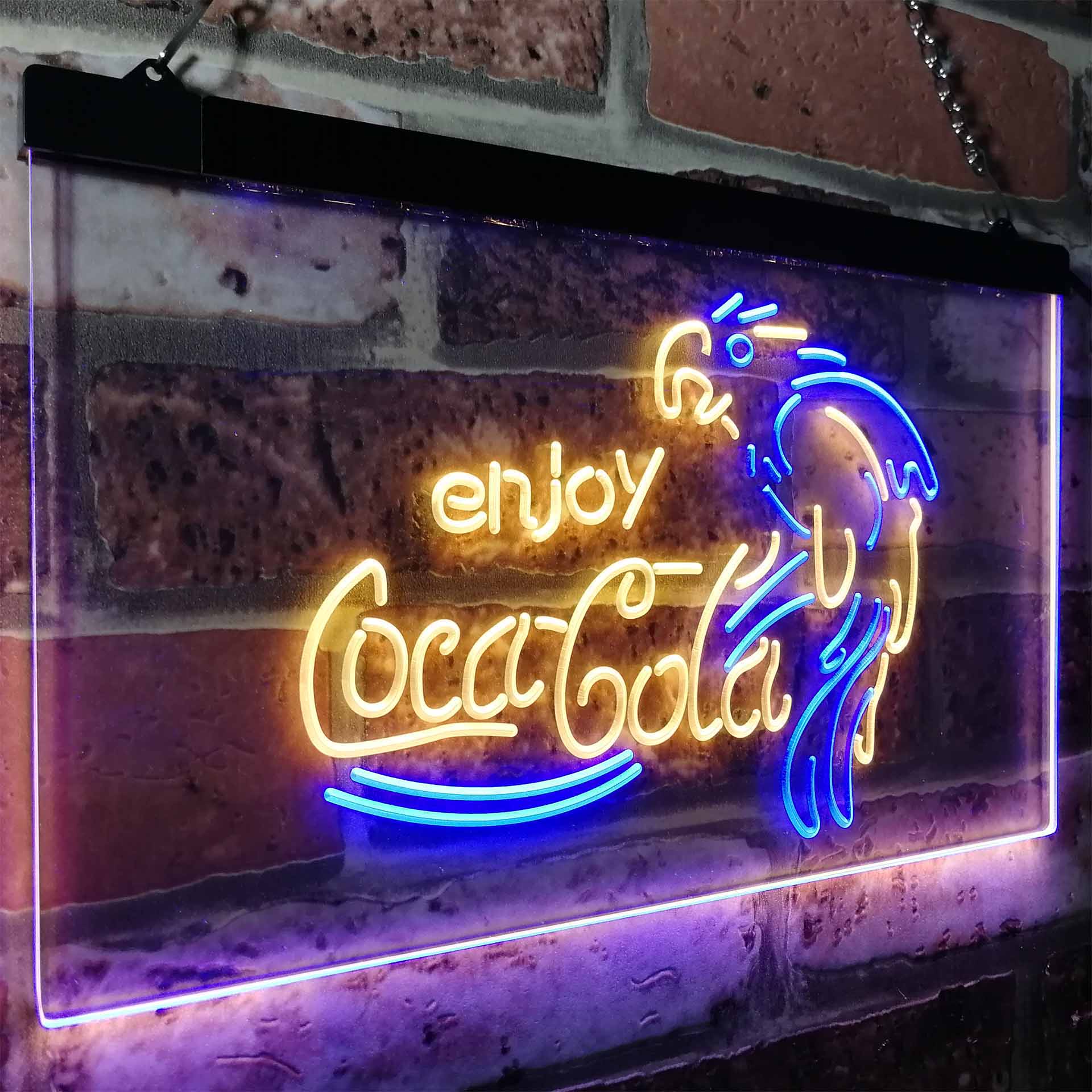 Coca Cola Classic Logo Bar Neon-Like LED Sign - Image 18
