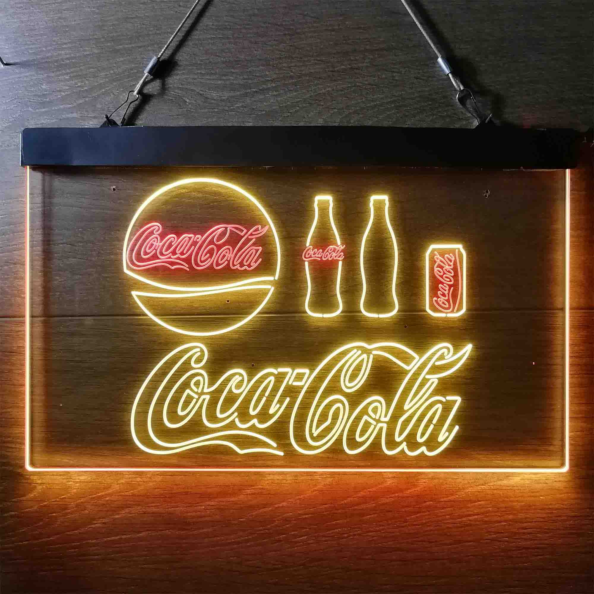 Coca Cola Collection Logo Home Bar Neon Light LED Sign - Image 5
