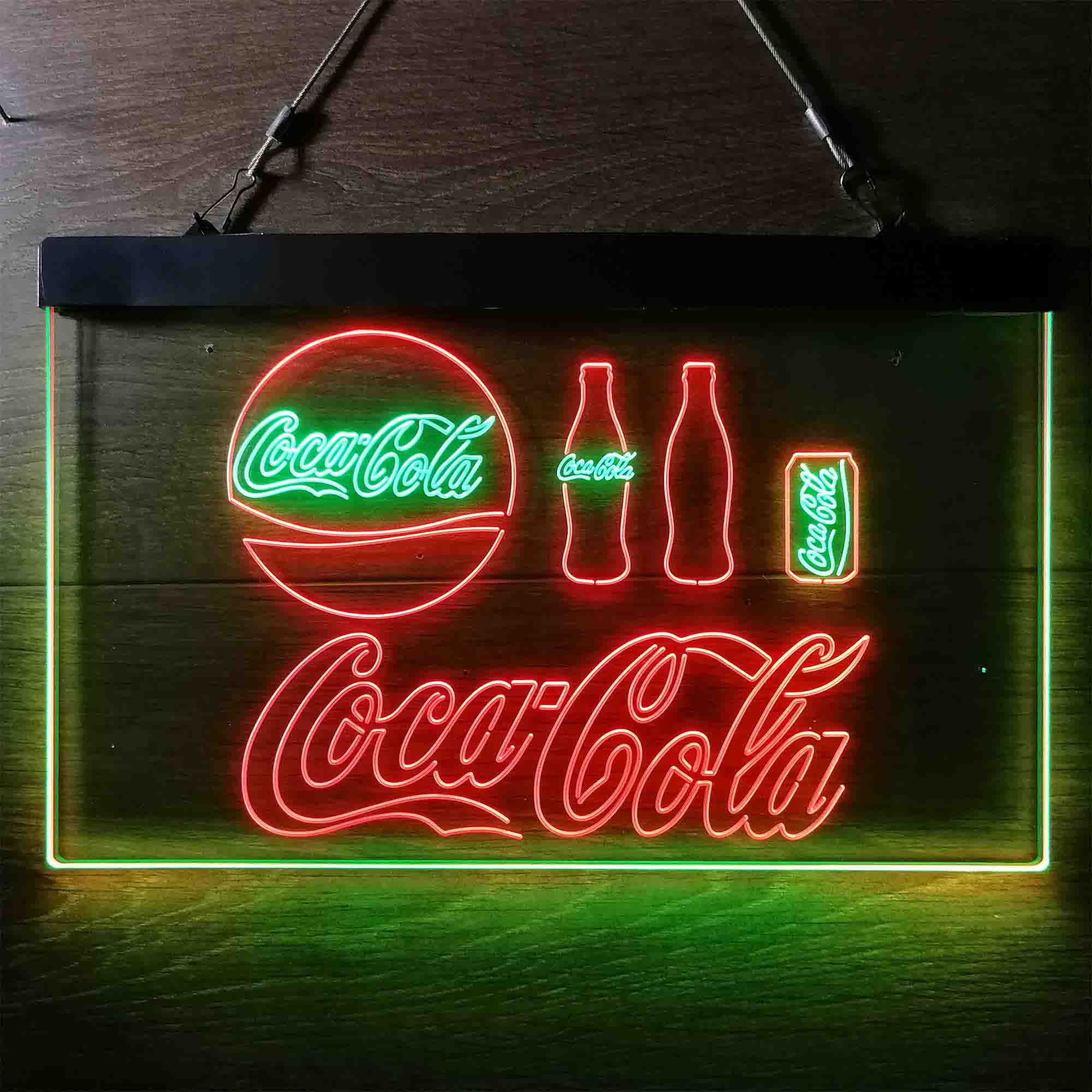 Coca Cola Collection Logo Home Bar Neon Light LED Sign - Image 6