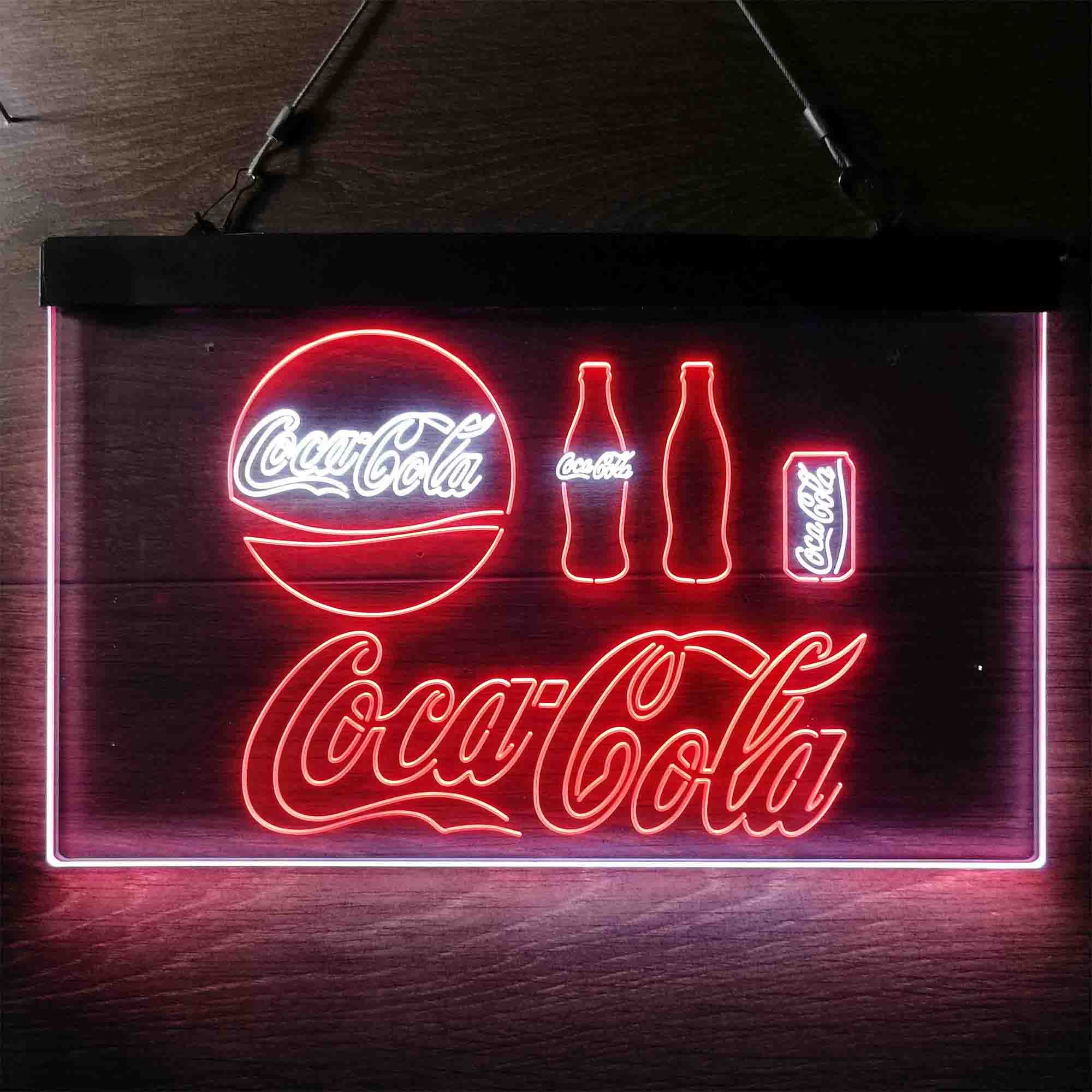 Coca Cola Collection Logo Home Bar Neon Light LED Sign - Image 8