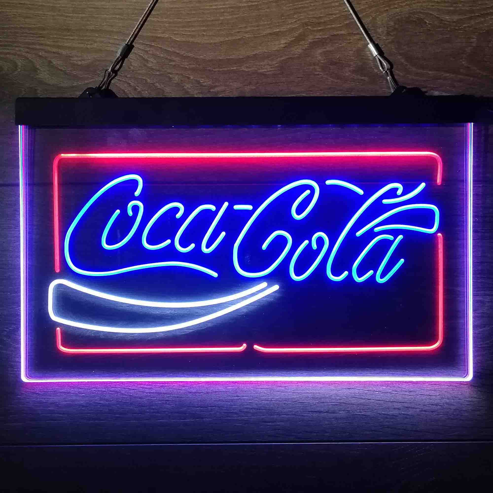 Coca Cola Neon 3-Color LED Sign - Image 8