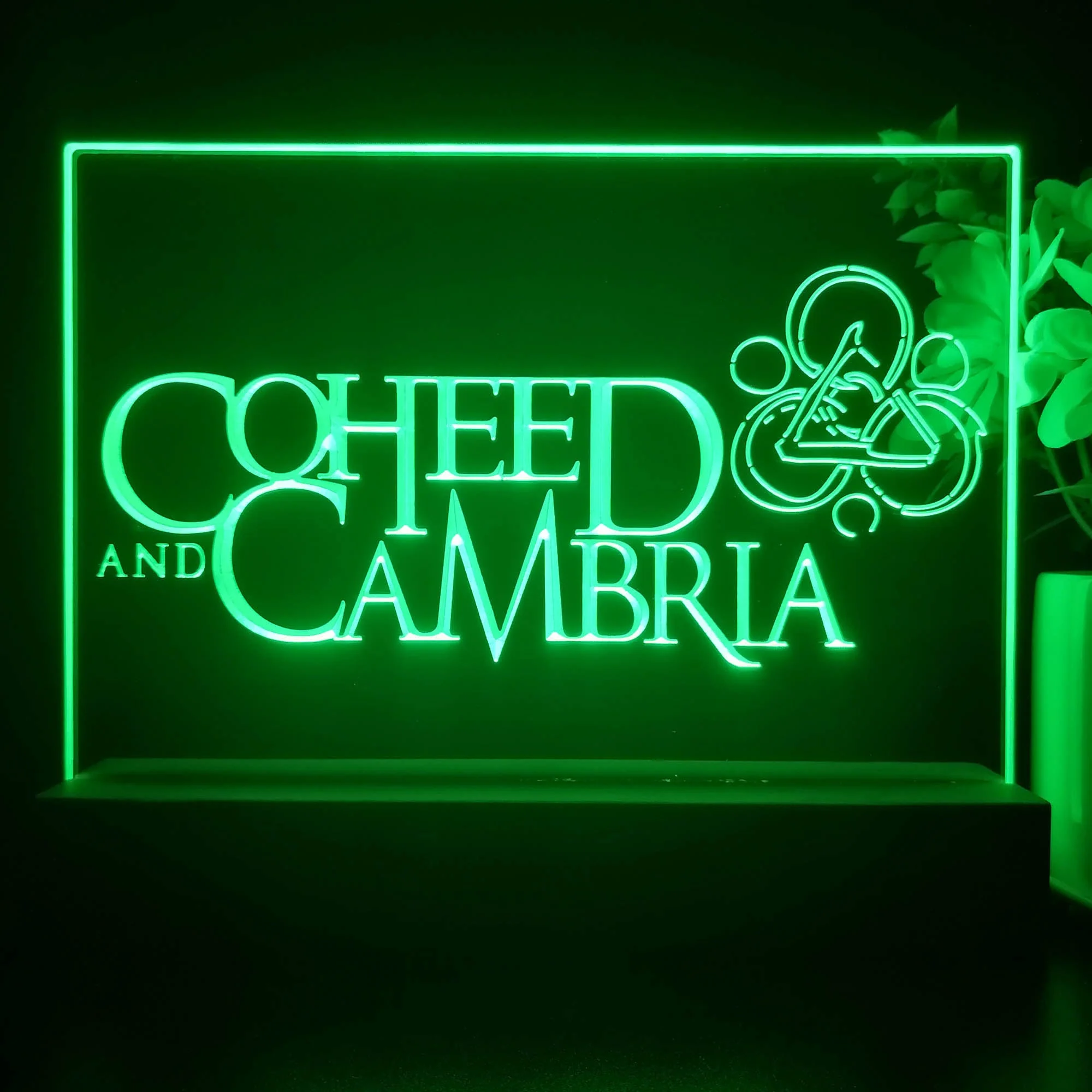 Coheed and Cambria Rock Band 3D Illusion Night Light Desk Lamp - Image 4