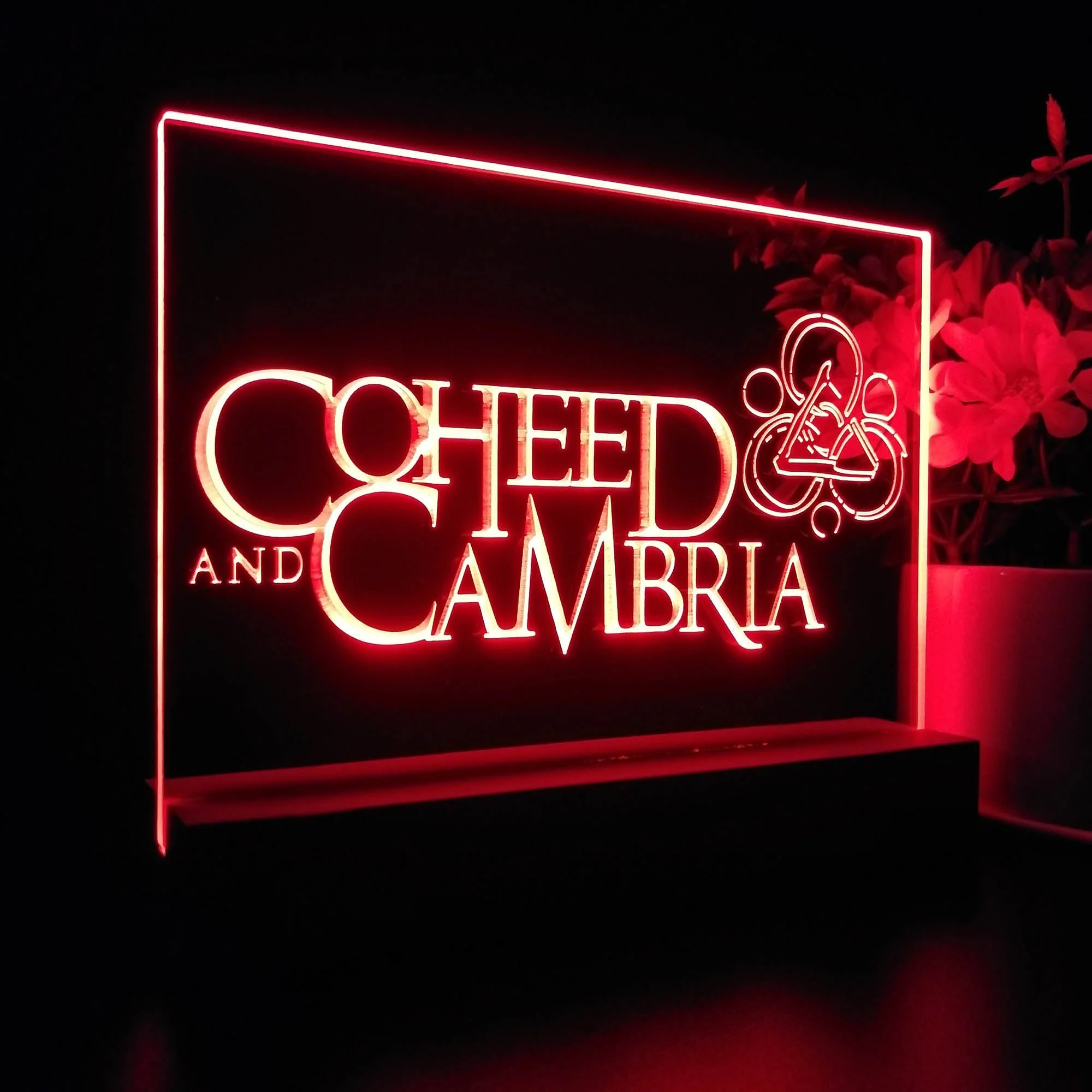 Coheed and Cambria Rock Band 3D Illusion Night Light Desk Lamp - Image 5