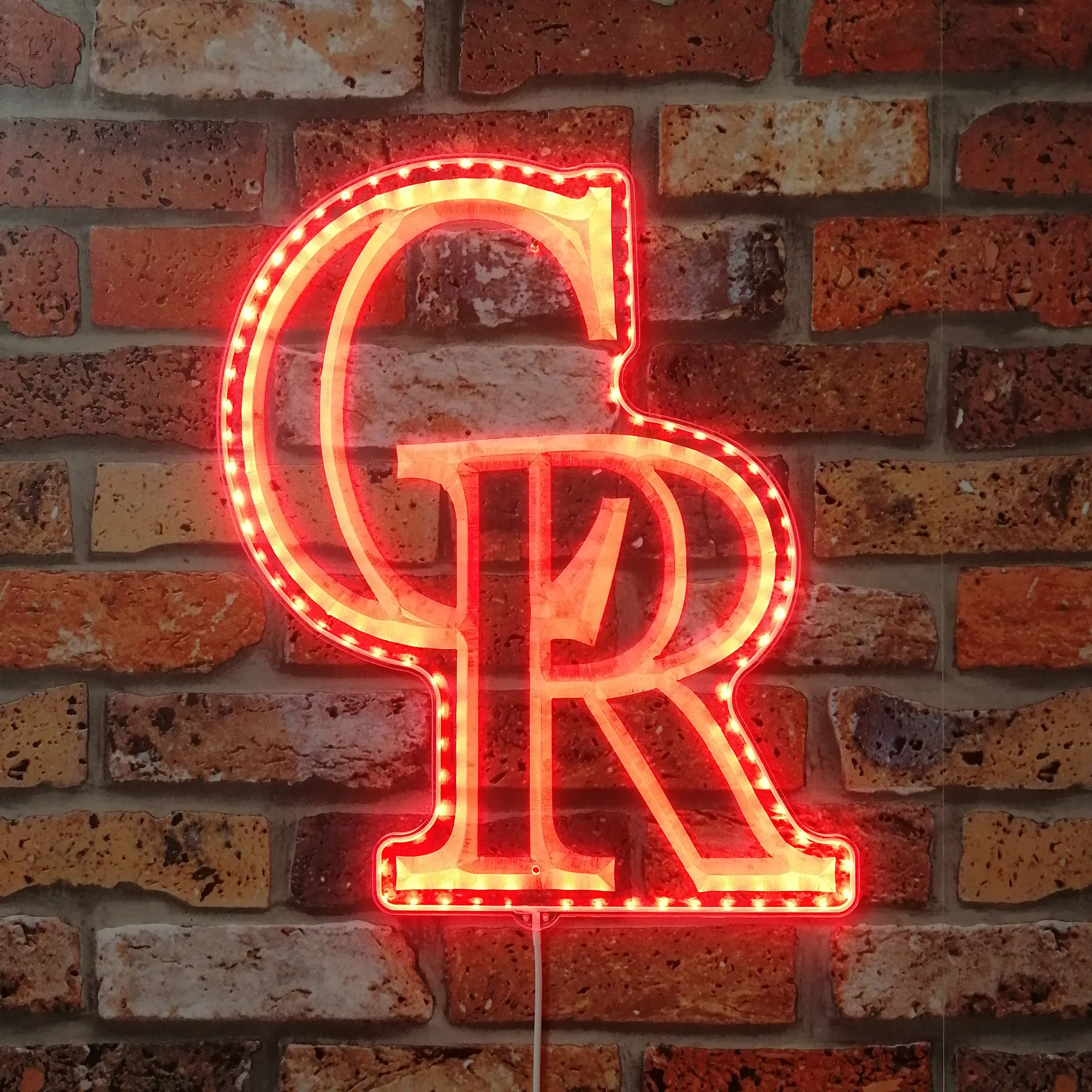 Colorado Rockies Neon LED Sign with Dynamic RGB Colors - Image 3