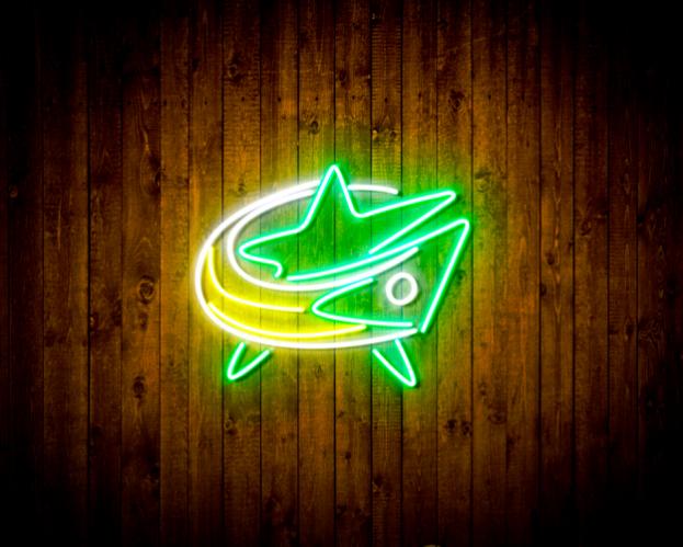 Columbus Blue Jackets Handmade Neon Flex LED Sign - Image 3