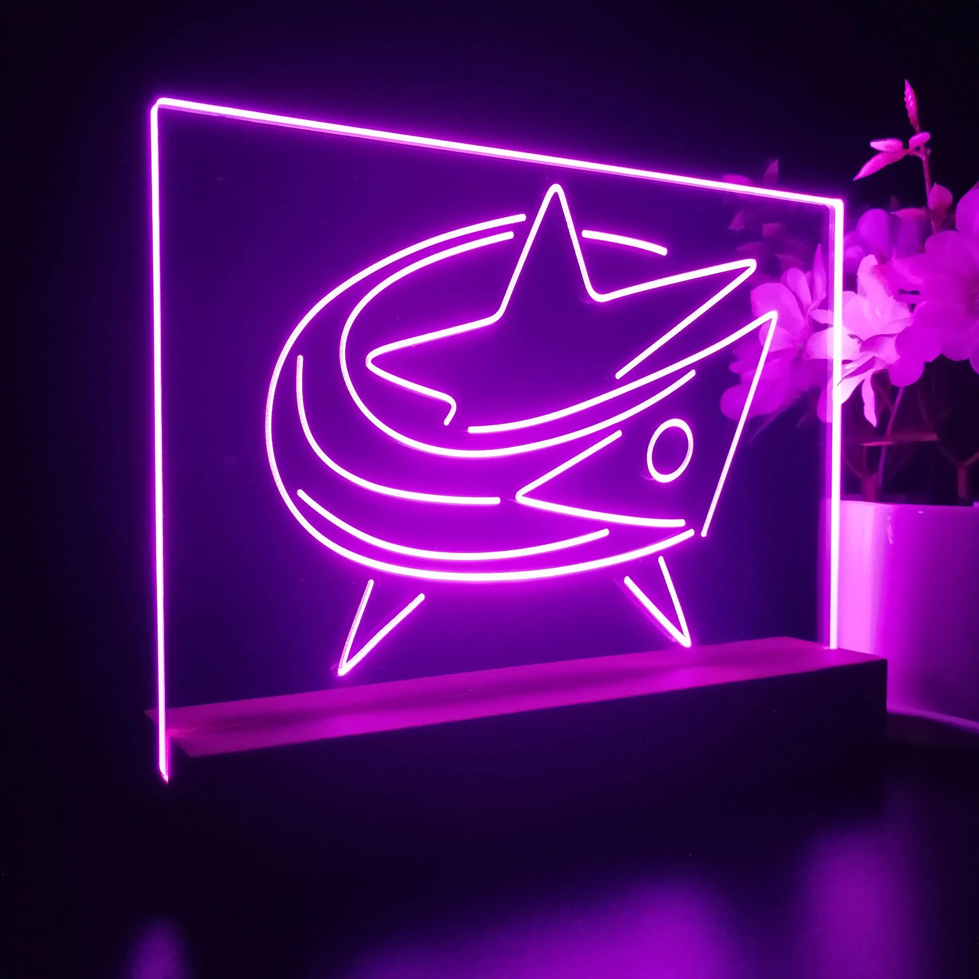 Columbus Blue Jackets Night Light Pub Bar Lamp - Image 5