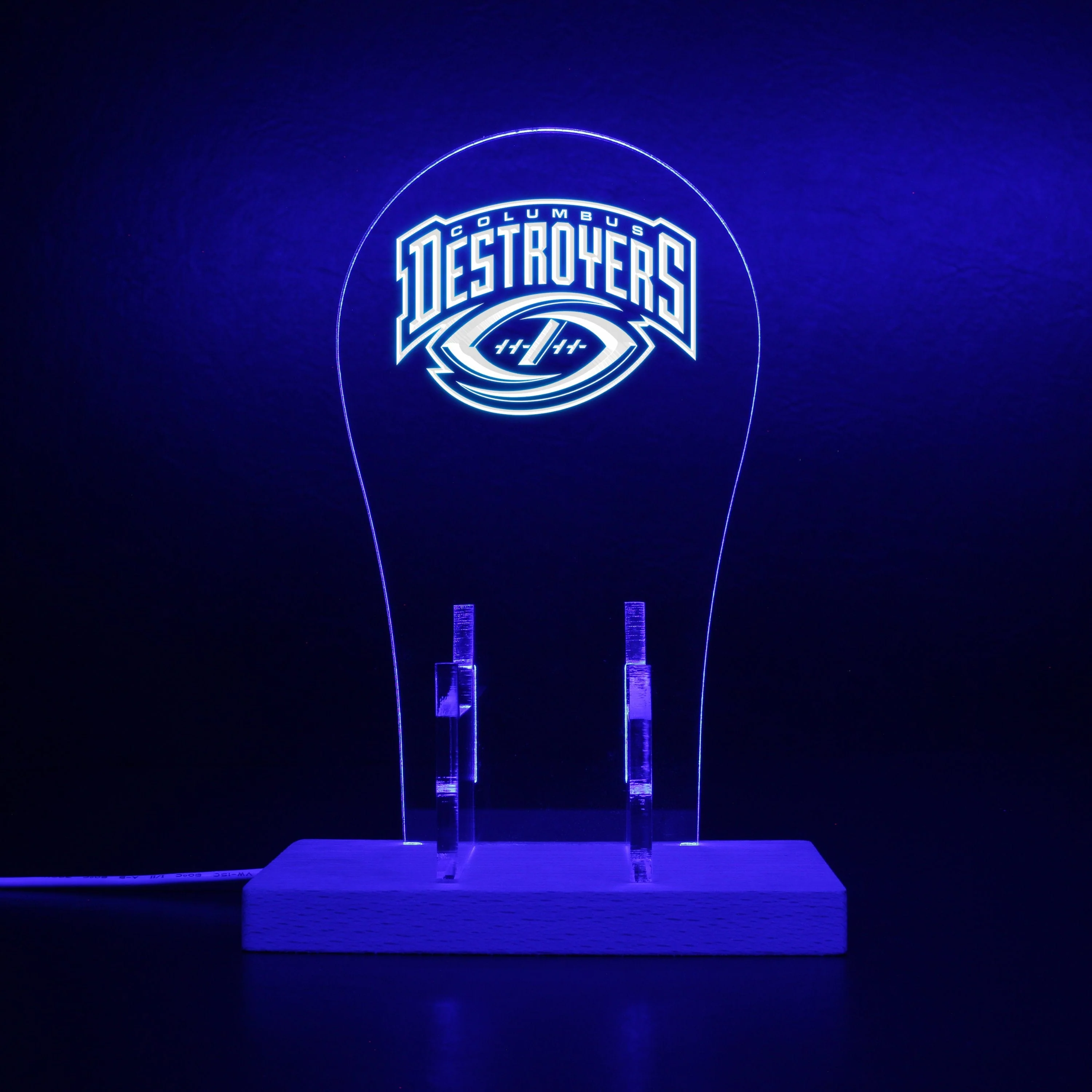 Columbus Destroyers LED Gaming Headset Controller Stand - Image 7