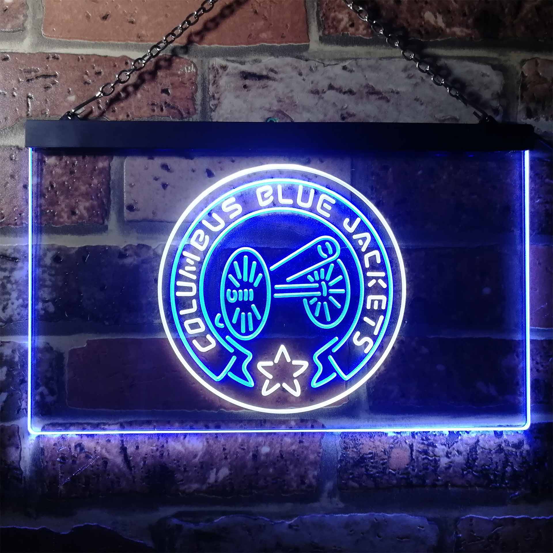 Columbus Blue Jackets LED Neon Sign - Image 6