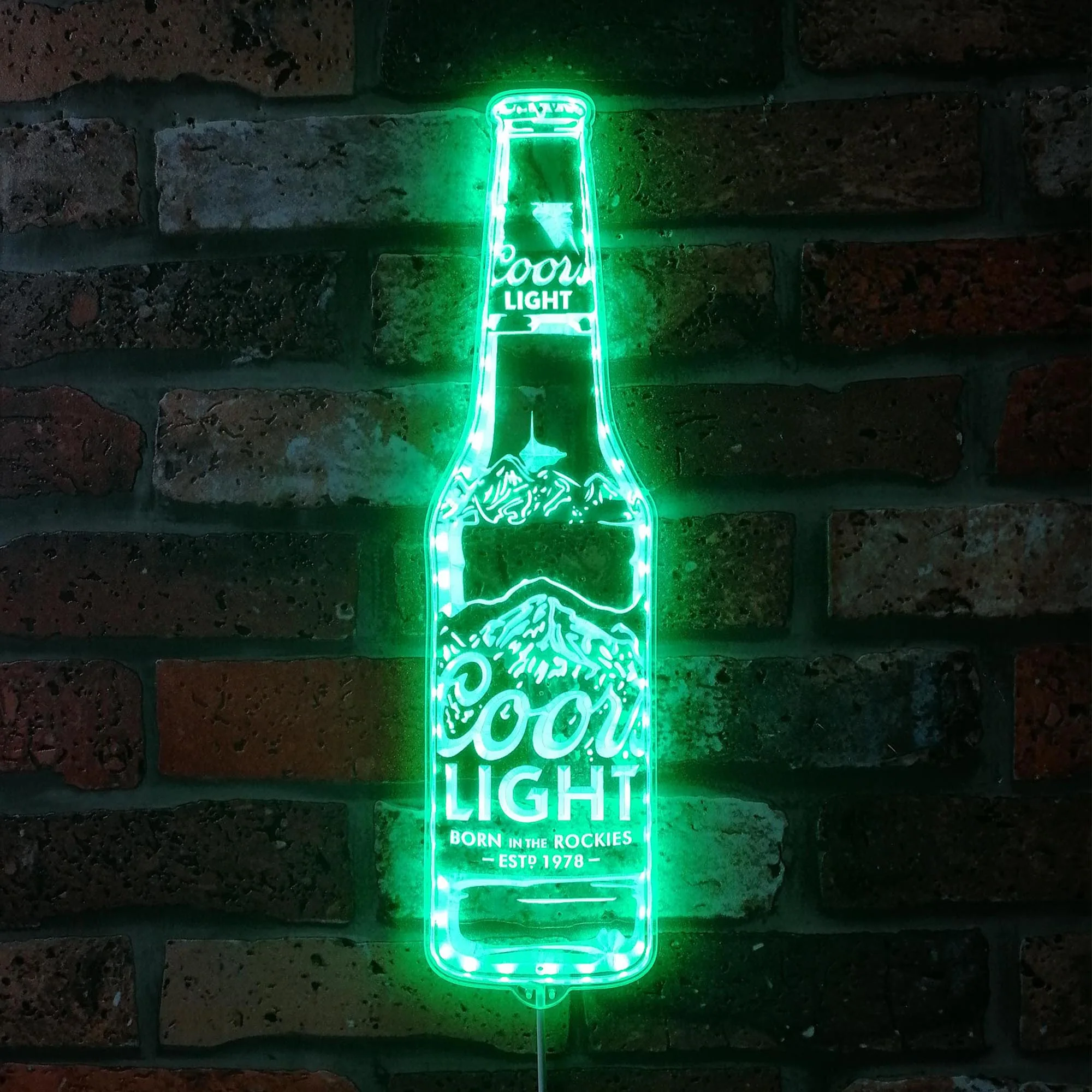 Coors Light Neon LED Sign with Dynamic RGB Colors - Image 6