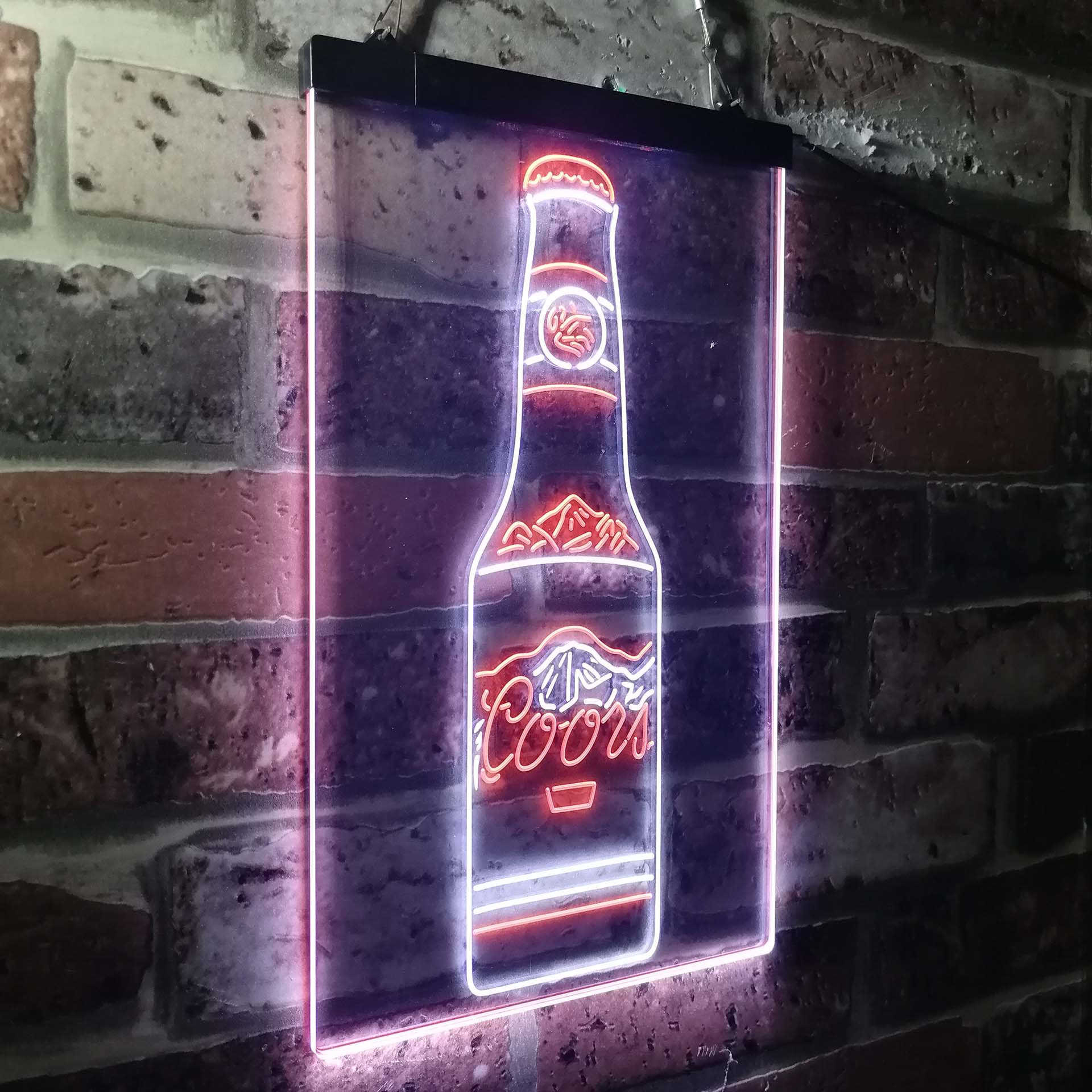 Coors Bottle Beer Mountain Neon-Like LED Sign - Image 14