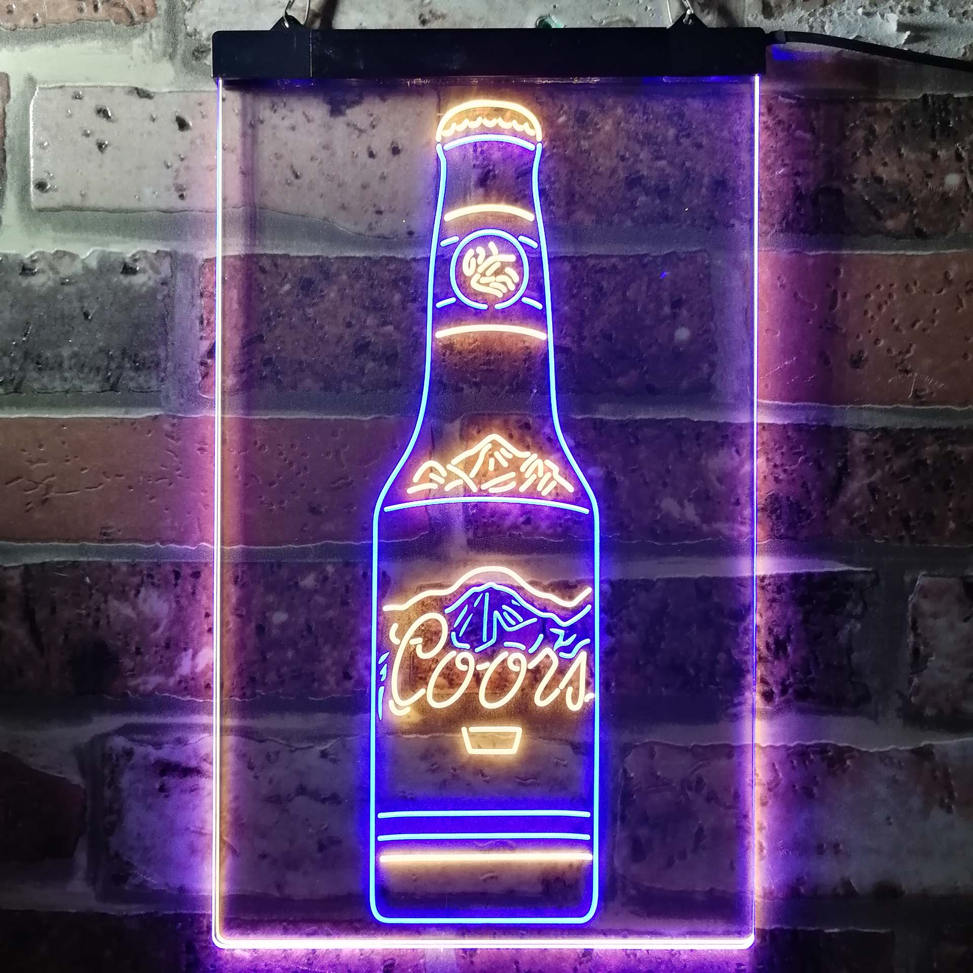 Coors Bottle Beer Mountain Neon-Like LED Sign - Image 7