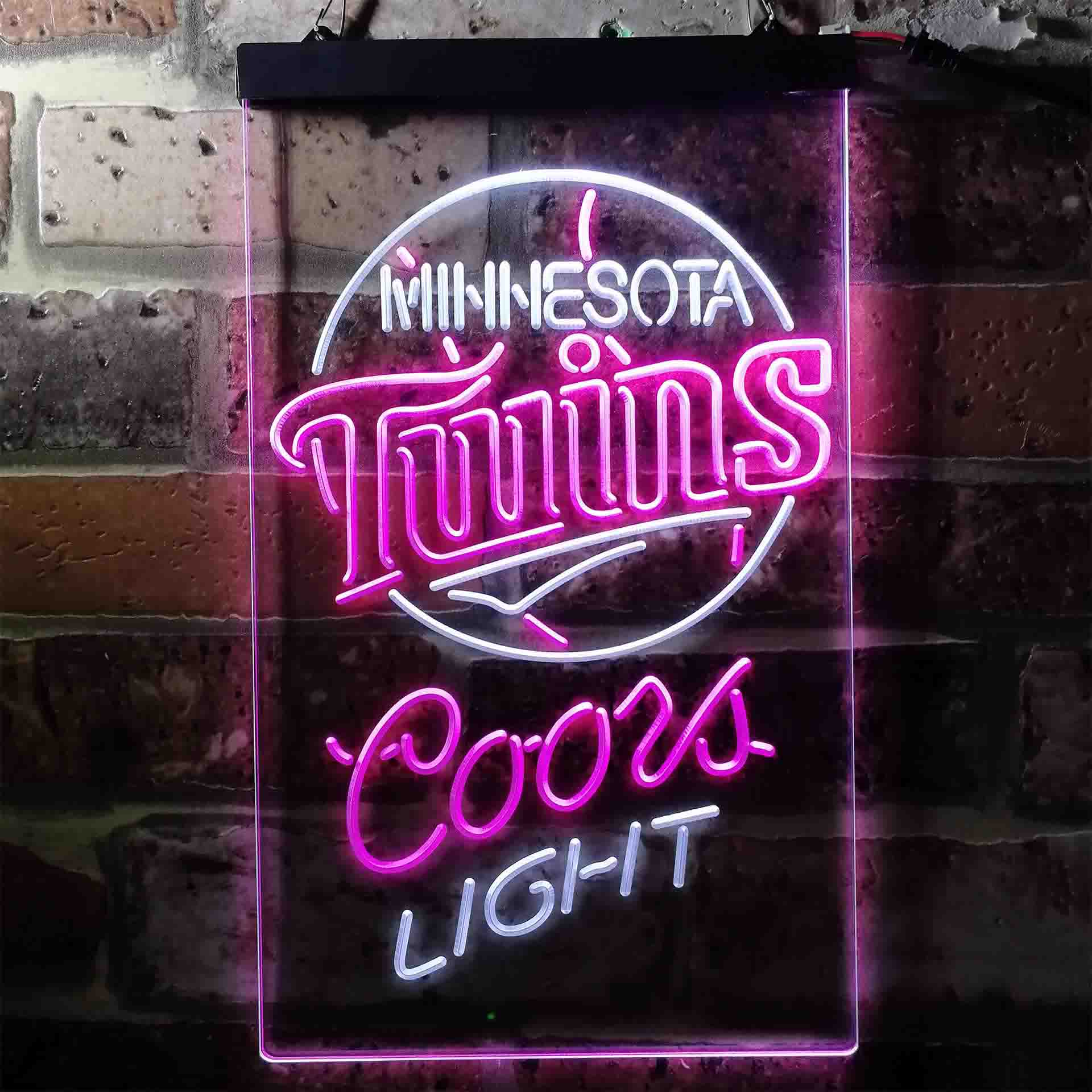 Minnesota Twins Coors Light LED Neon Sign - Image 13