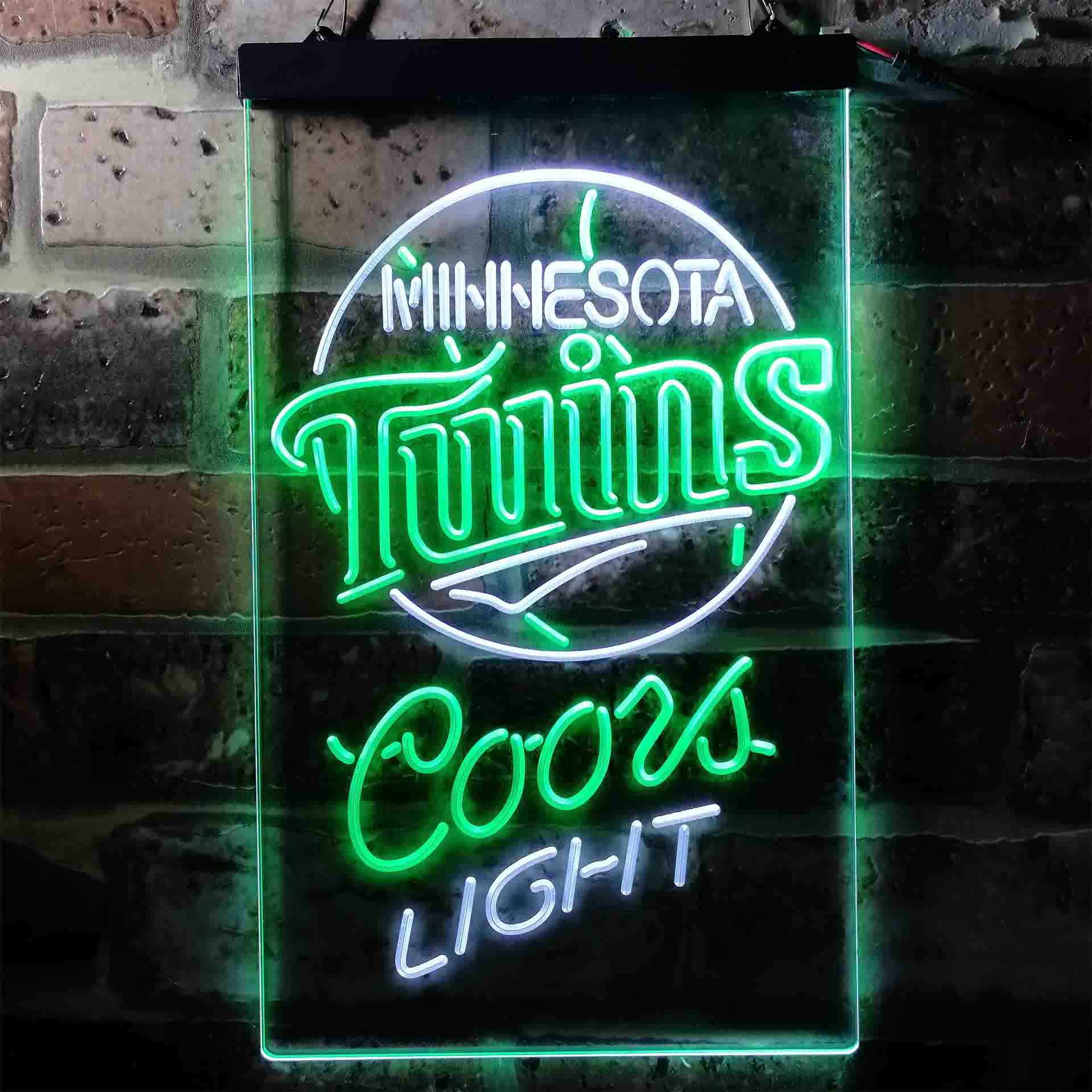 Minnesota Twins Coors Light LED Neon Sign - Image 4