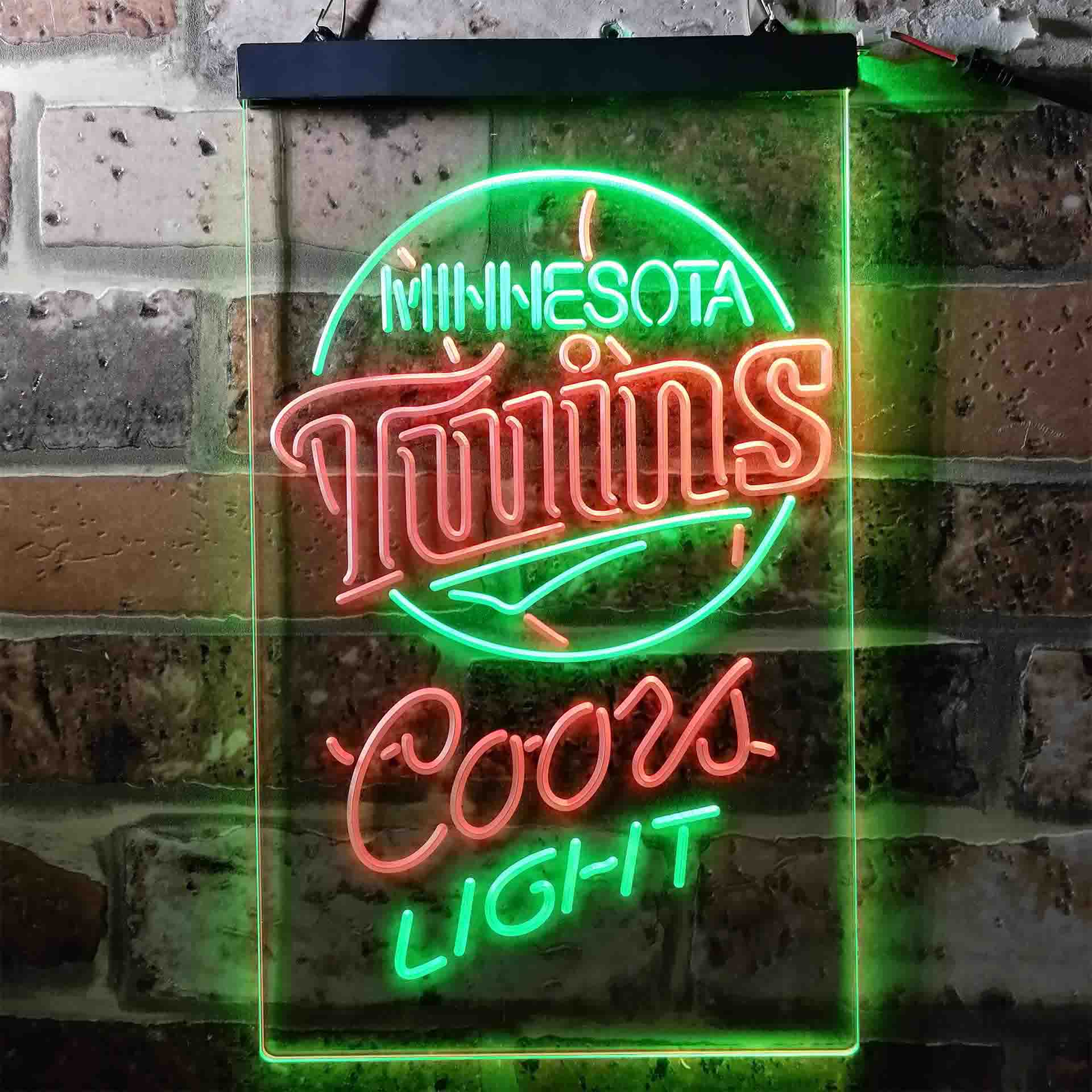 Minnesota Twins Coors Light LED Neon Sign - Image 5