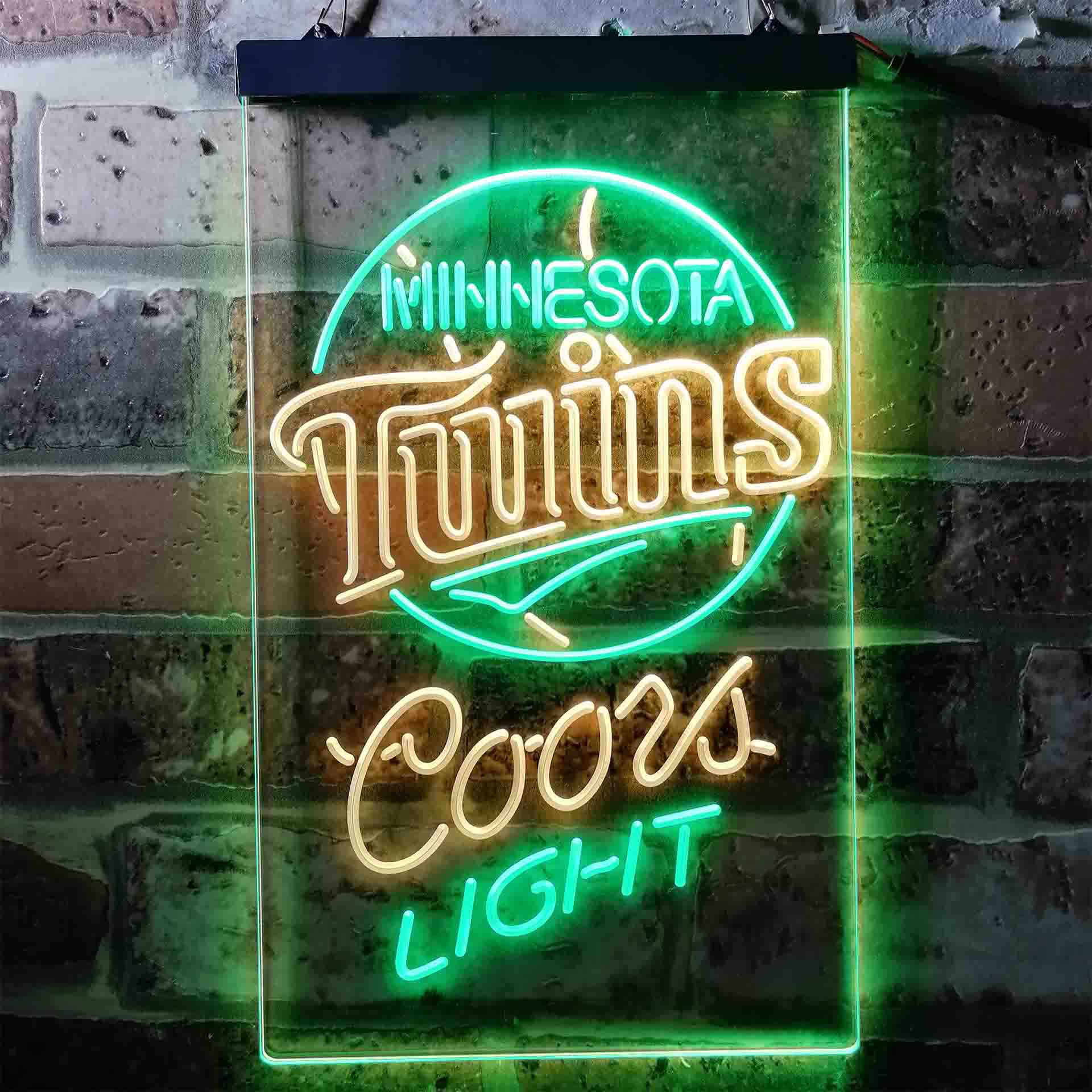 Minnesota Twins Coors Light LED Neon Sign - Image 8