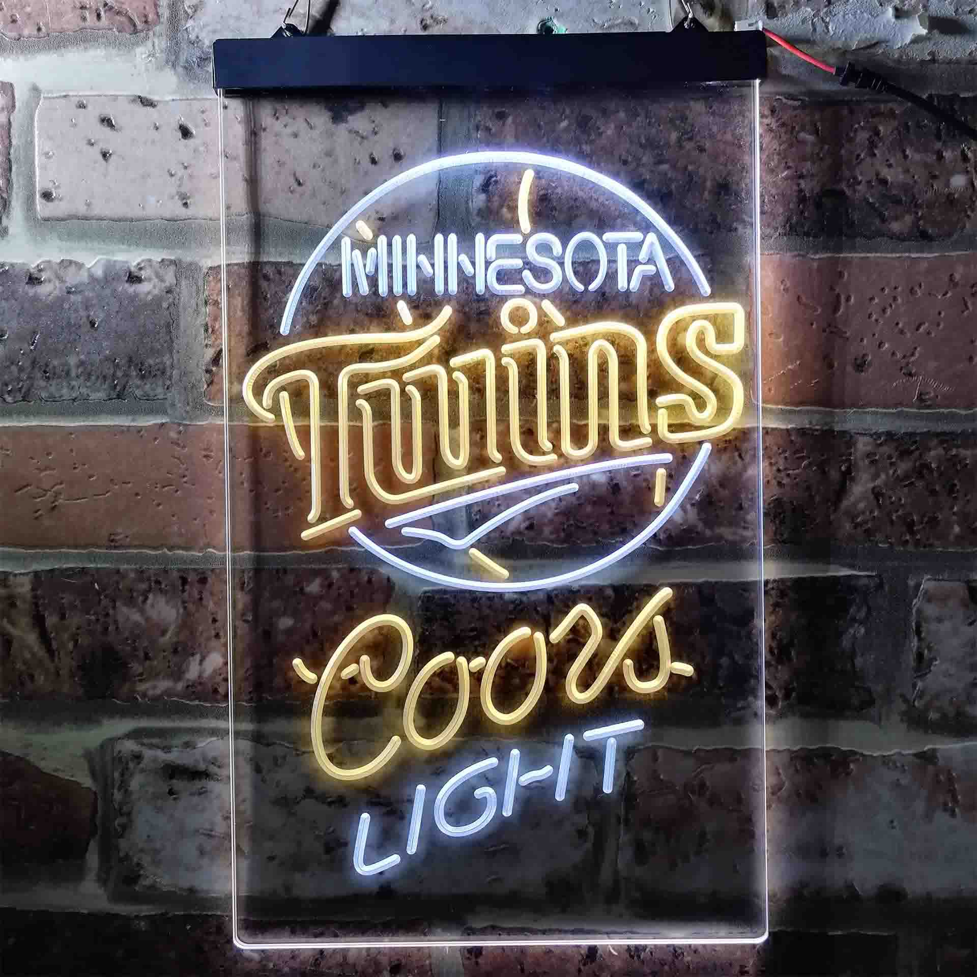 Minnesota Twins Coors Light LED Neon Sign - Image 9