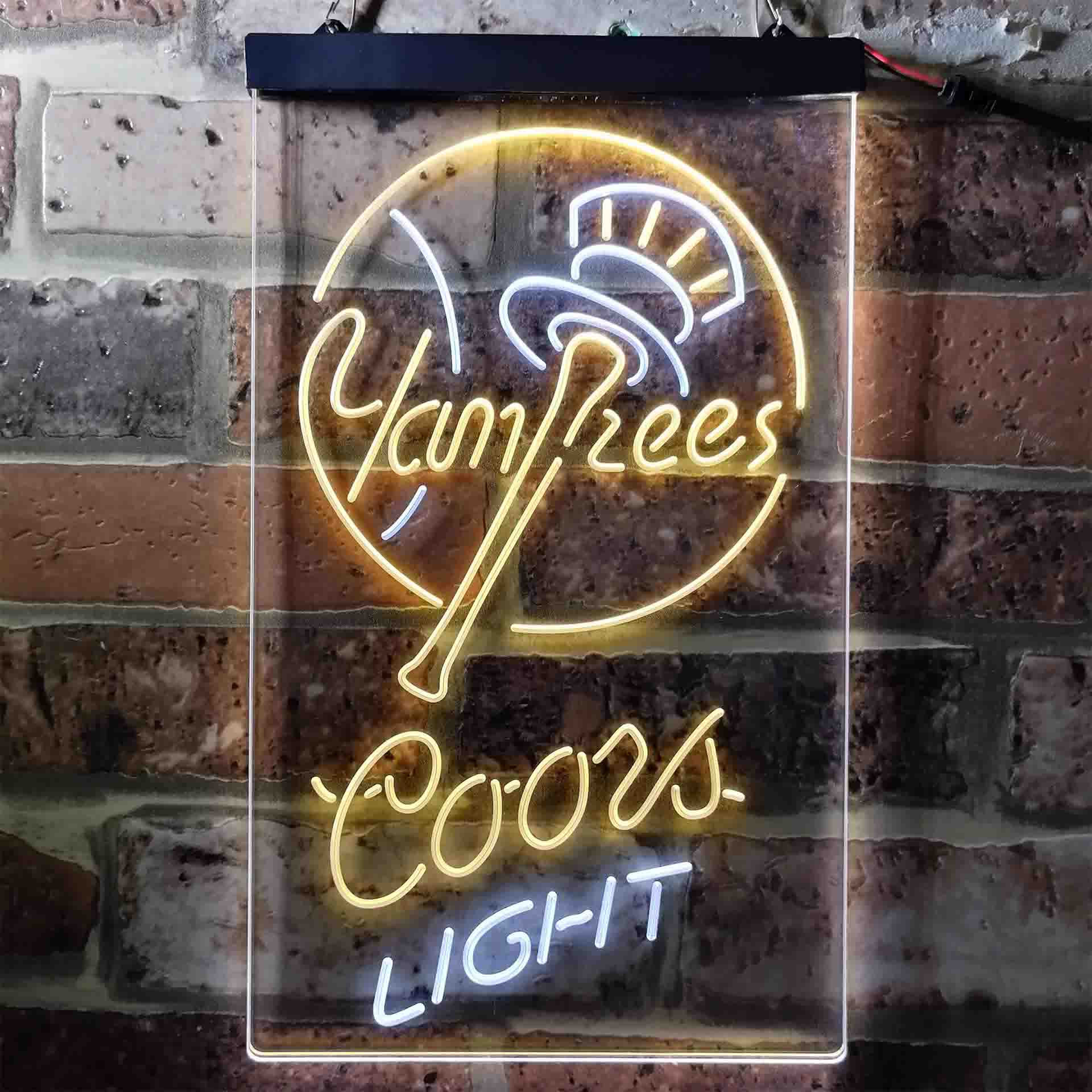 New York Yankees Coors Light LED Neon Sign - Image 4