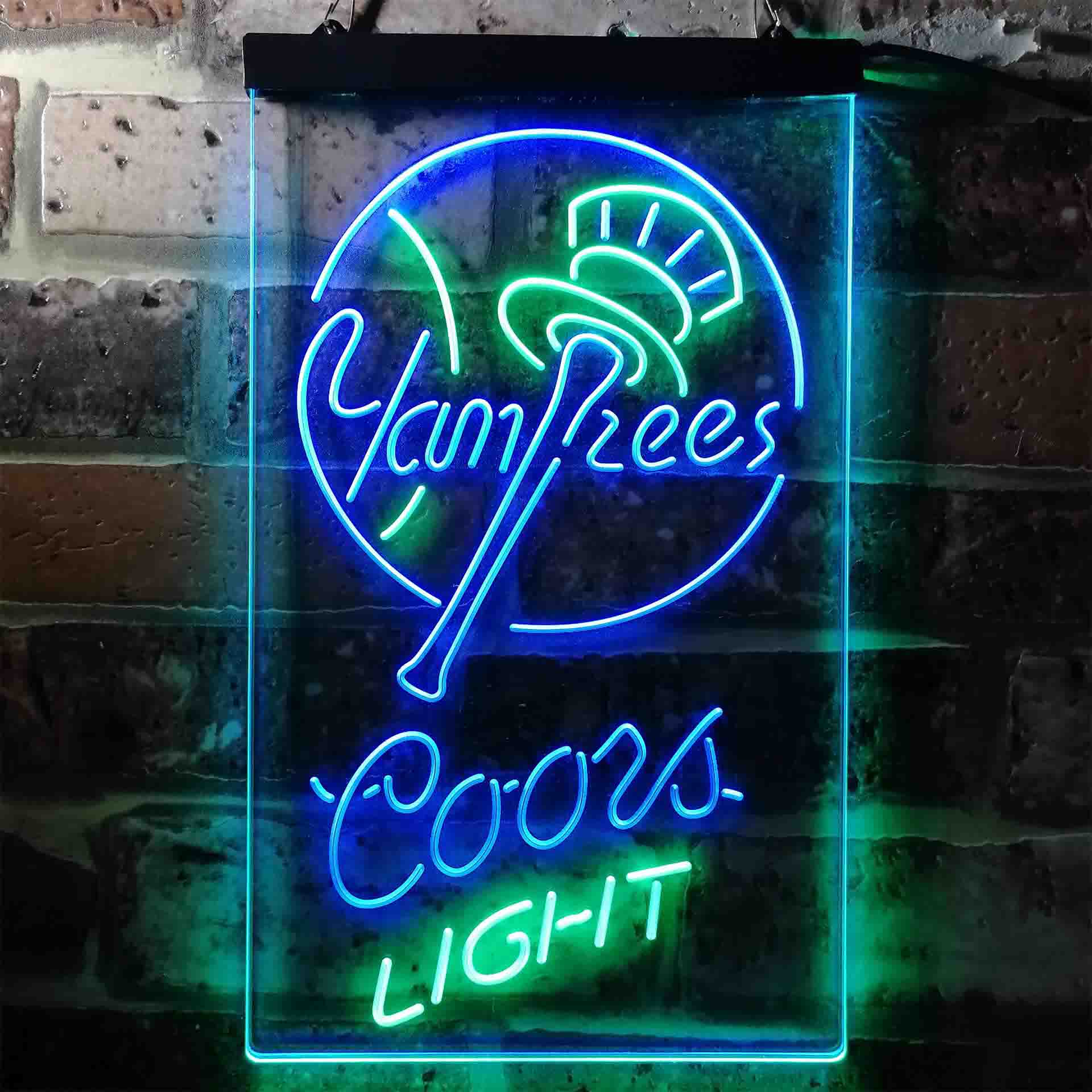 New York Yankees Coors Light LED Neon Sign - Image 6
