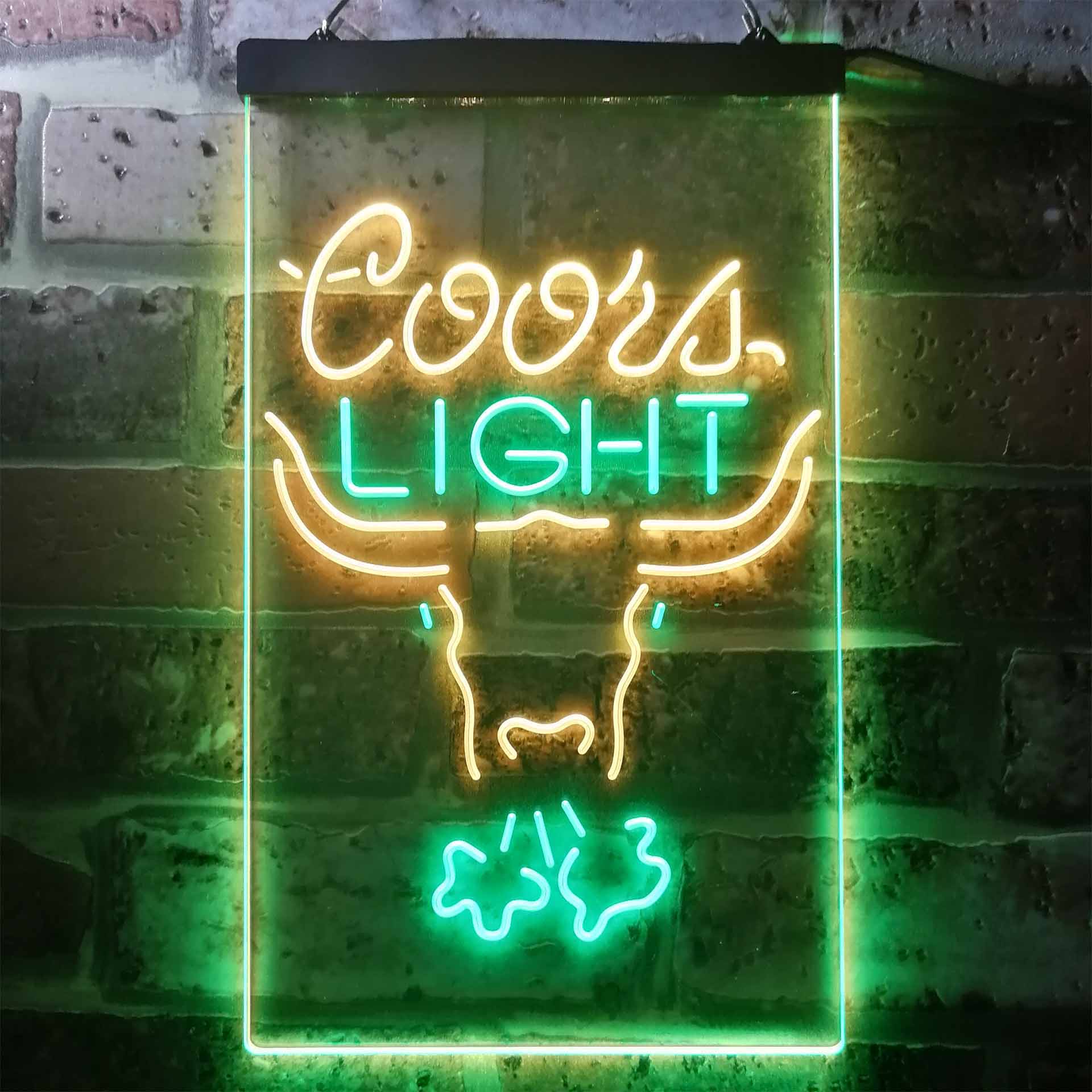 Coors Light Rodeo Home Bar Neon Light LED Sign